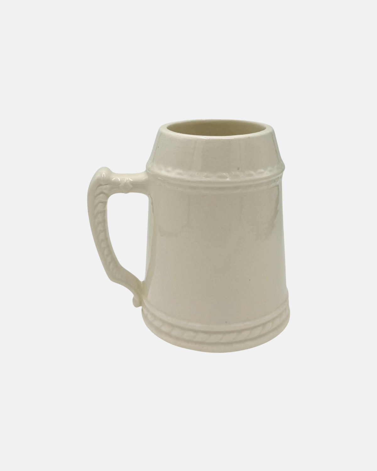 Vintage Brown University Ceramic Mug Stein