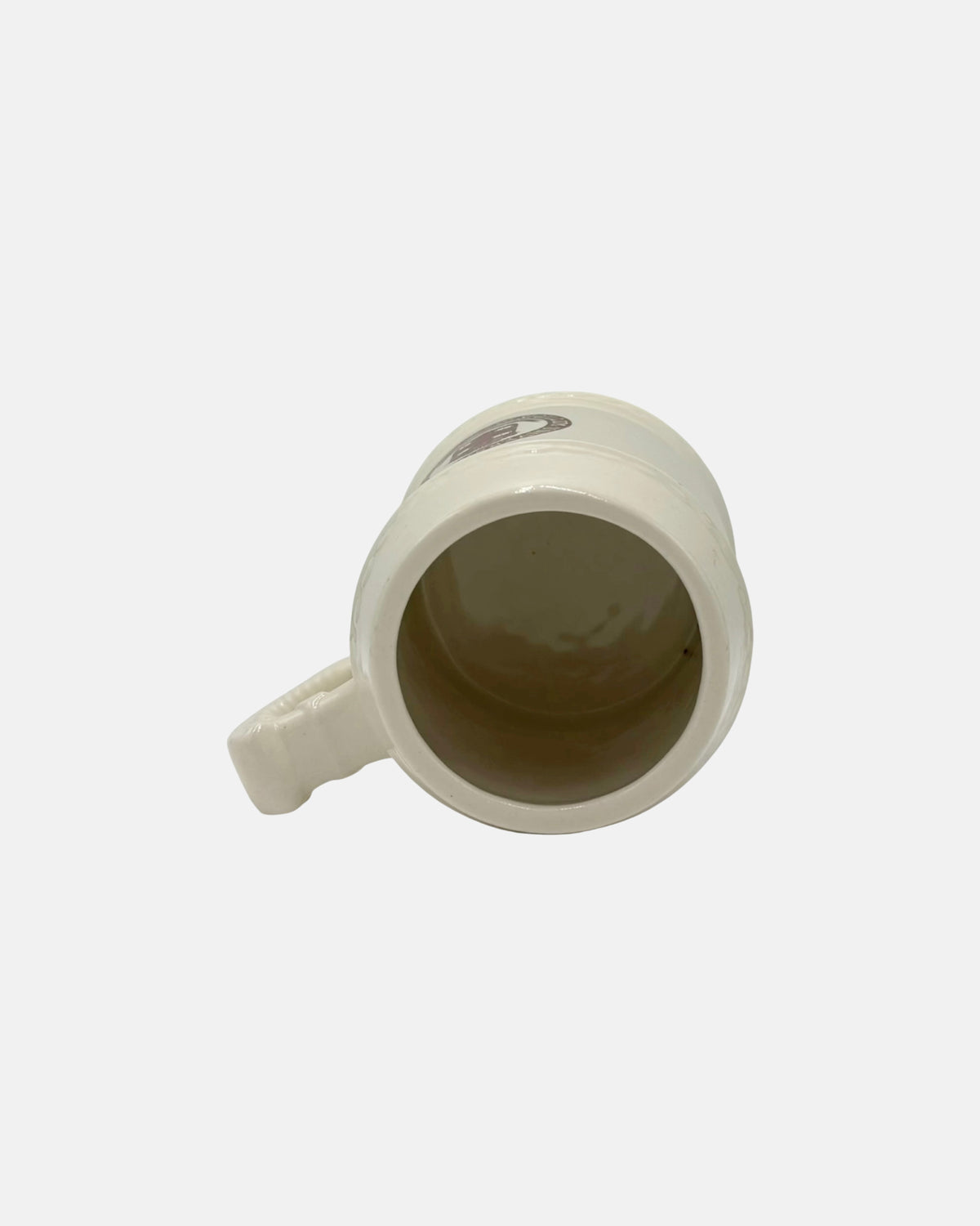 Vintage Brown University Ceramic Mug Stein