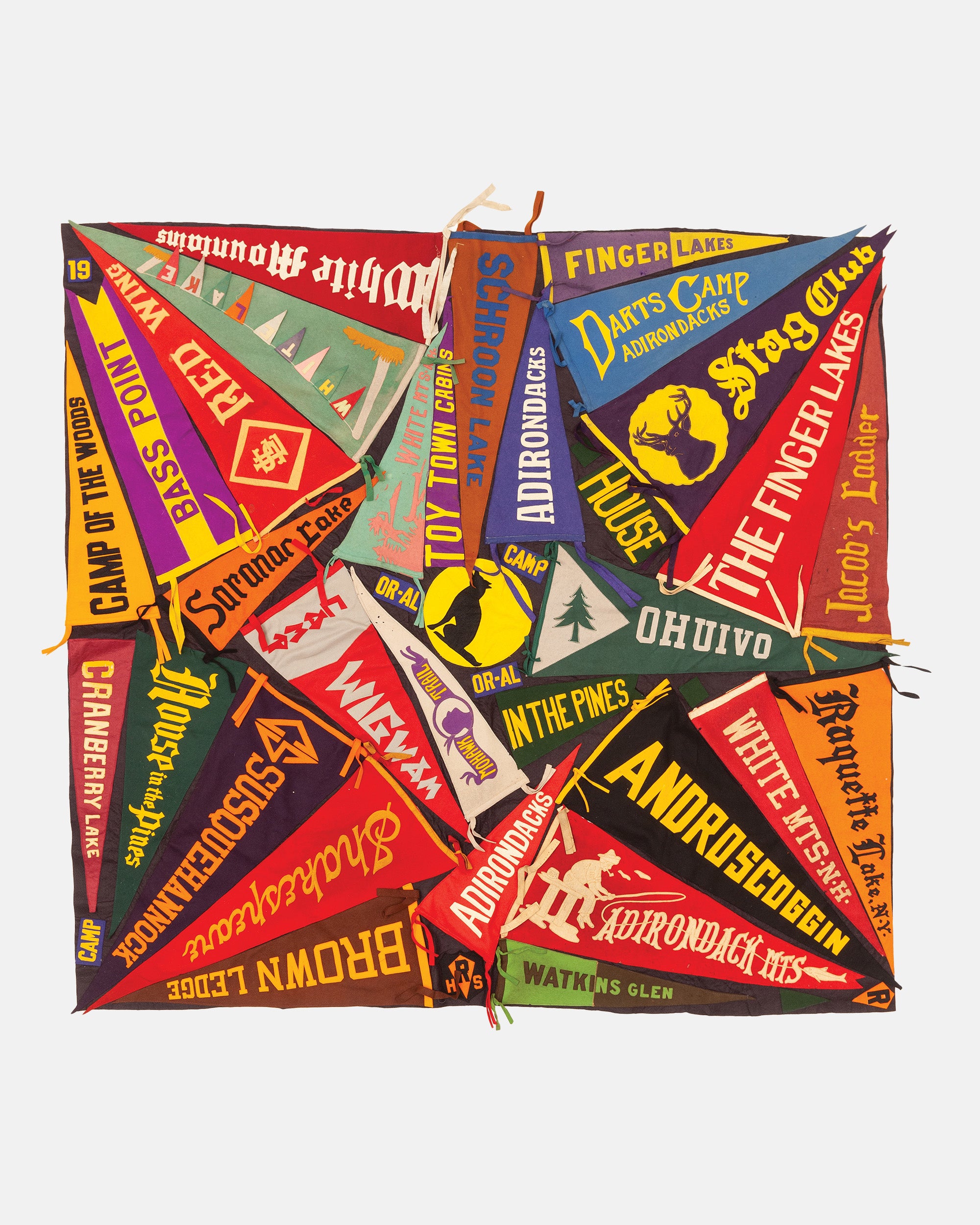 Vintage Pennant Quilt - Stay Away Camps #4