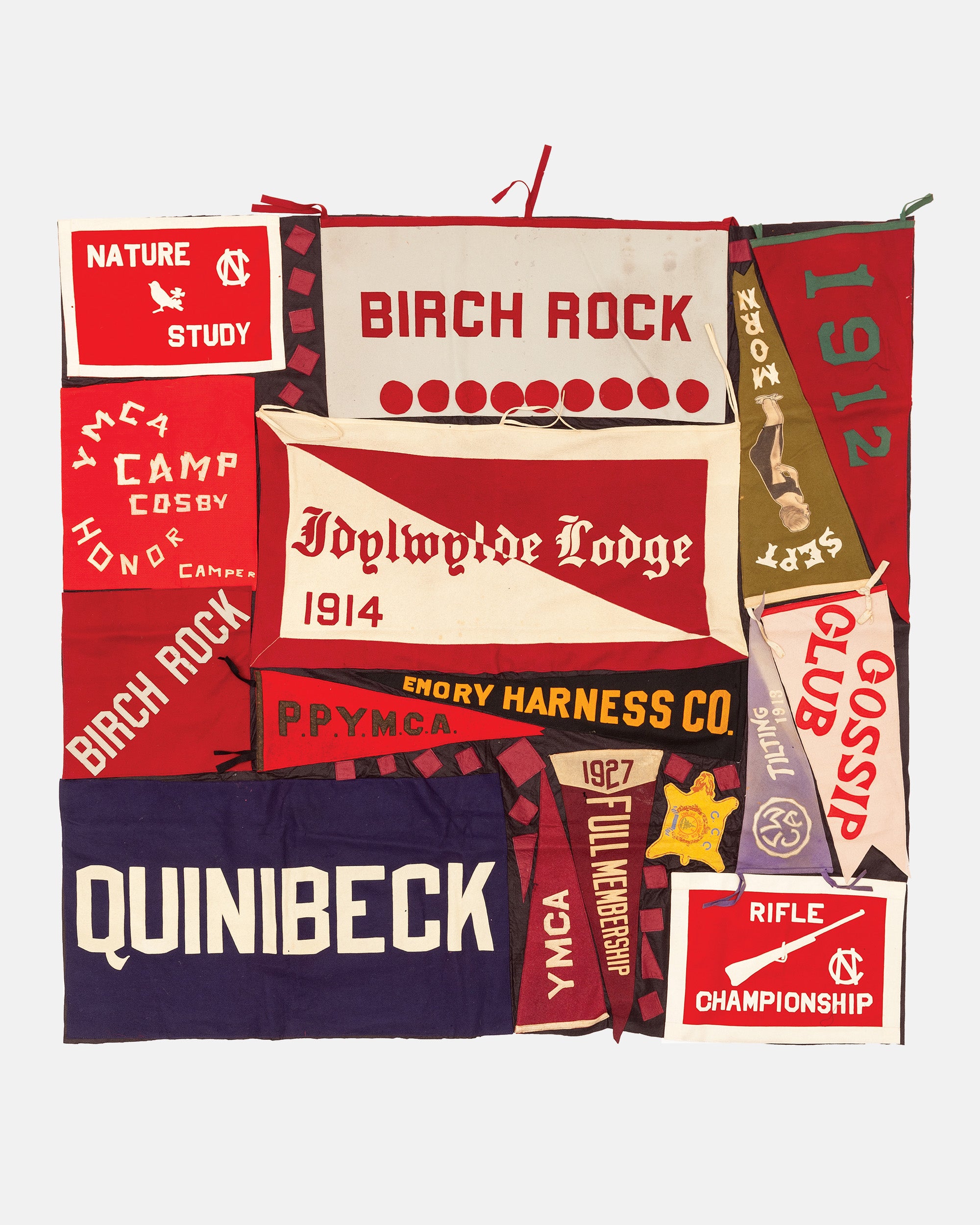 Vintage Pennant Quilt - Stay Away Camps #6