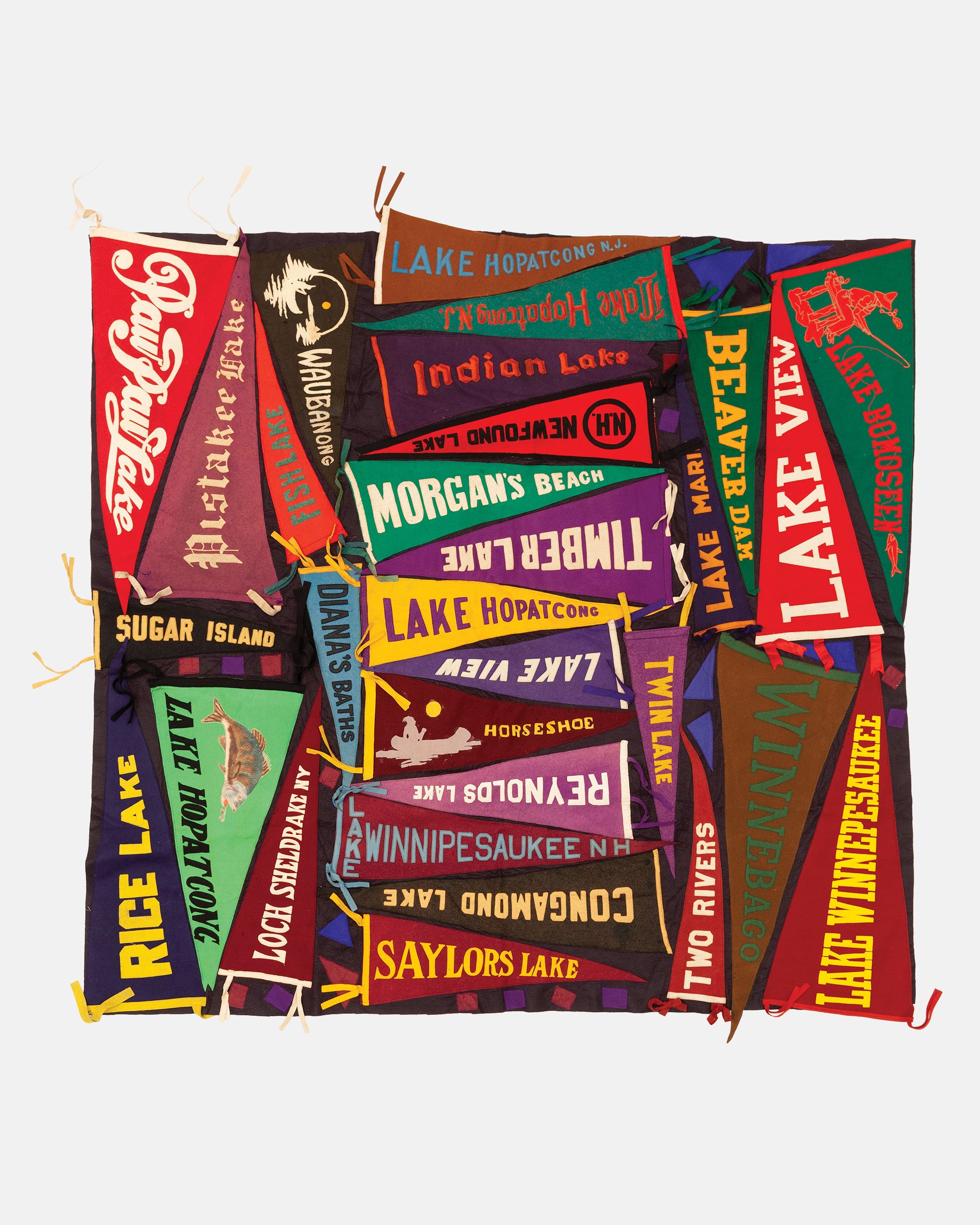 Vintage Pennant Quilt - Stay Away Camps #7