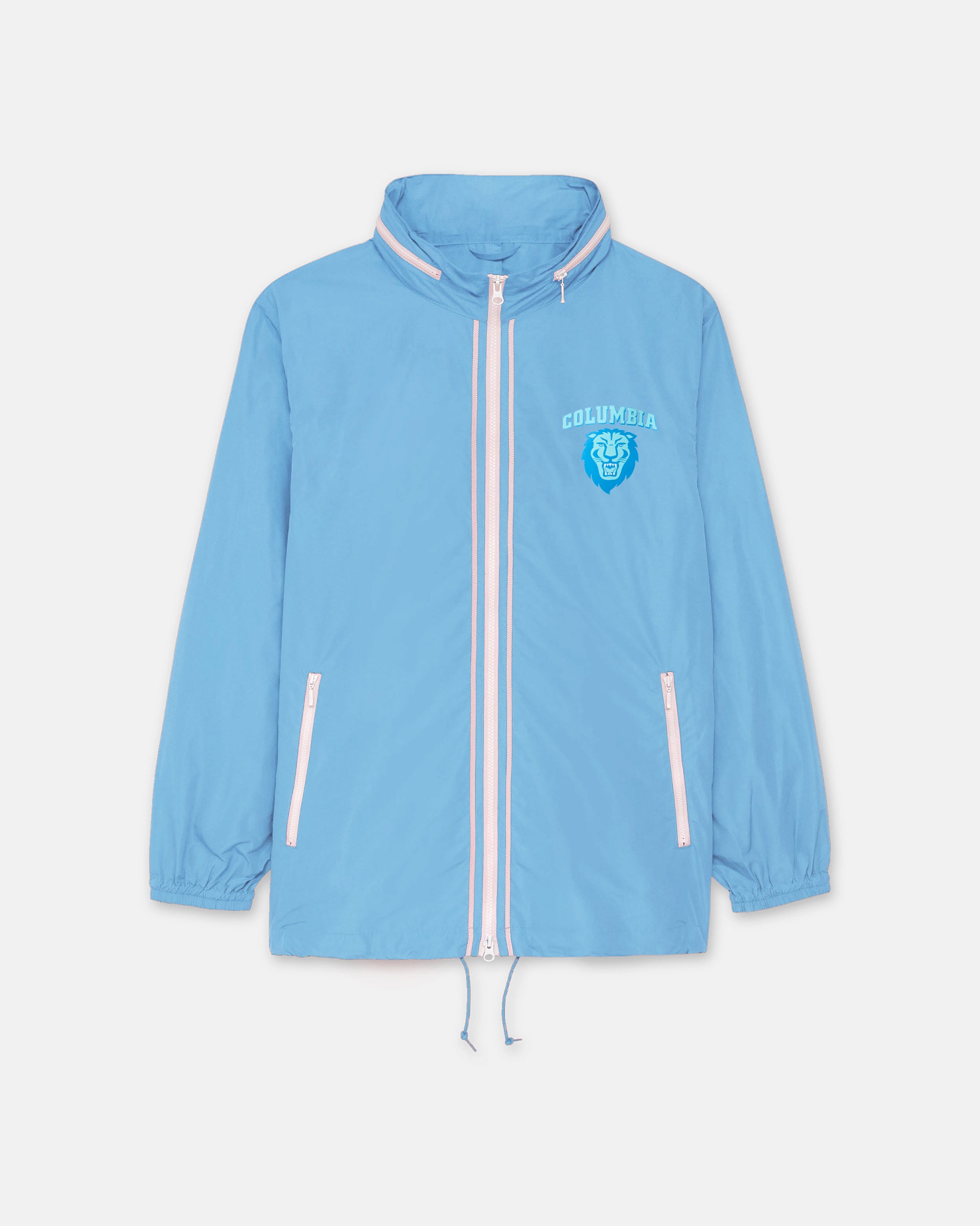 プラダ ゴアテックス ブルゾン ジャケット ブルー 水色 y2k 42 XL Columbia Nylon Windbreaker