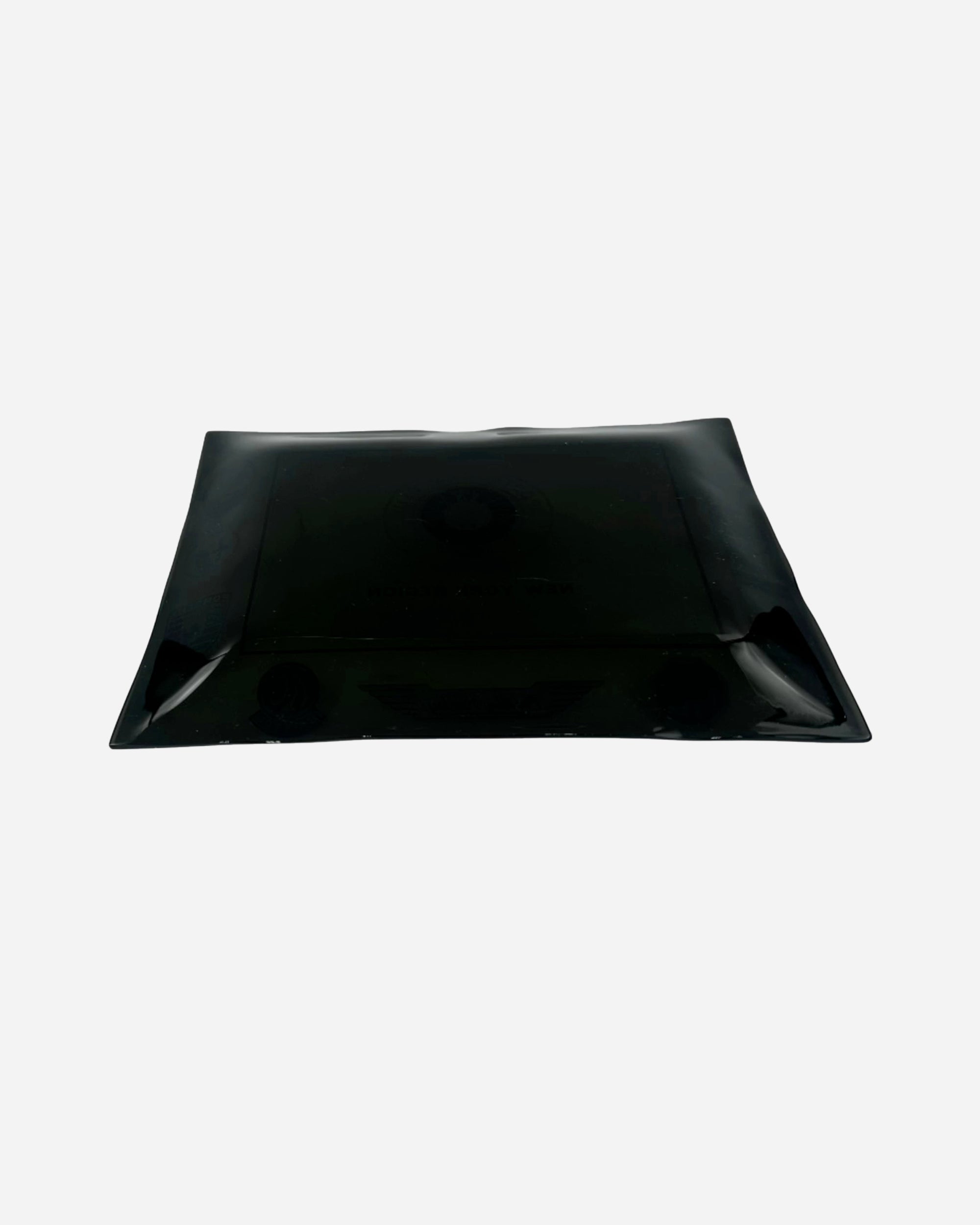 Vintage Sports Car Club of America New York Region Black Glass Ashtray