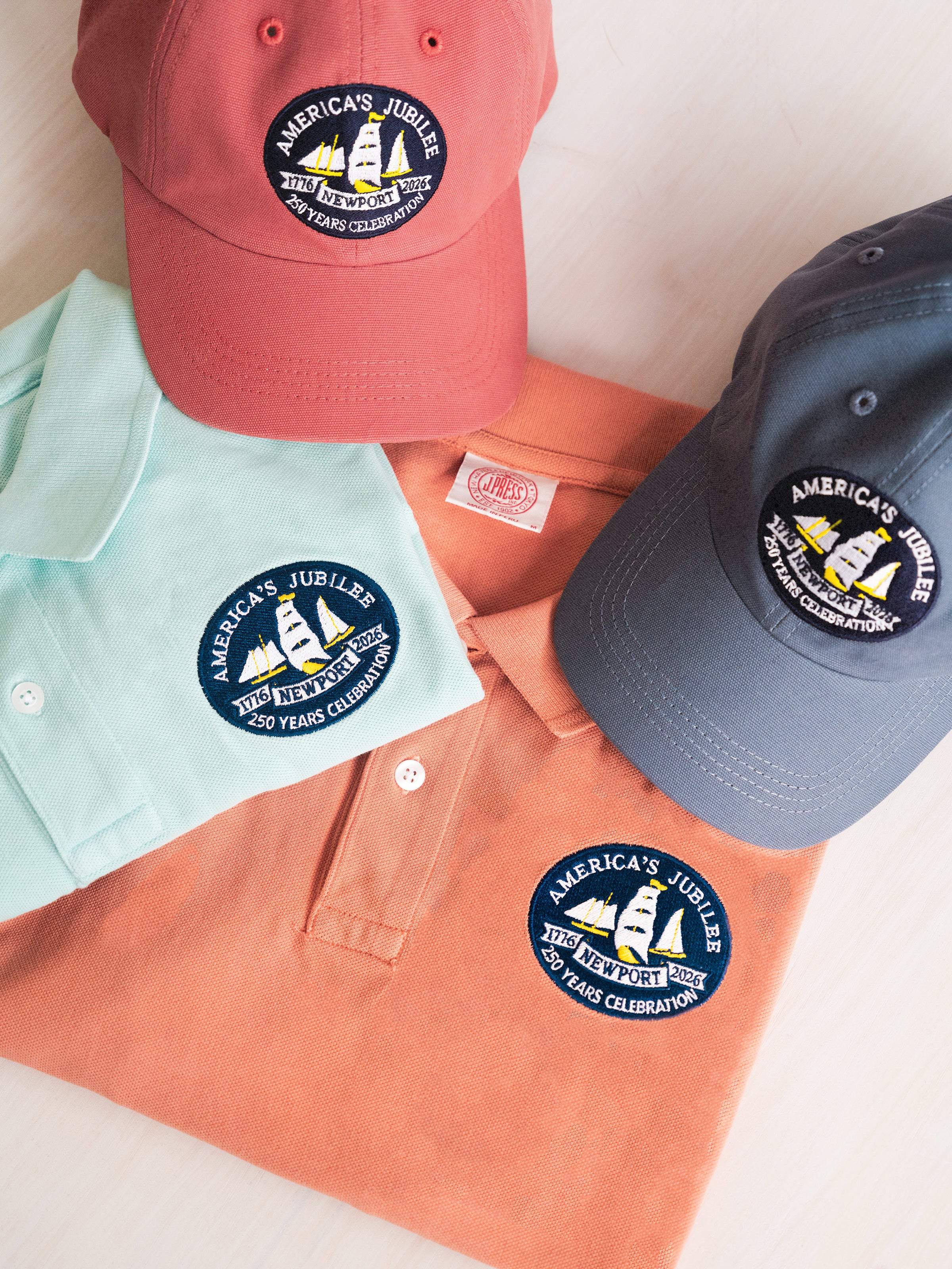 America's Jubilee Red Pique Polo