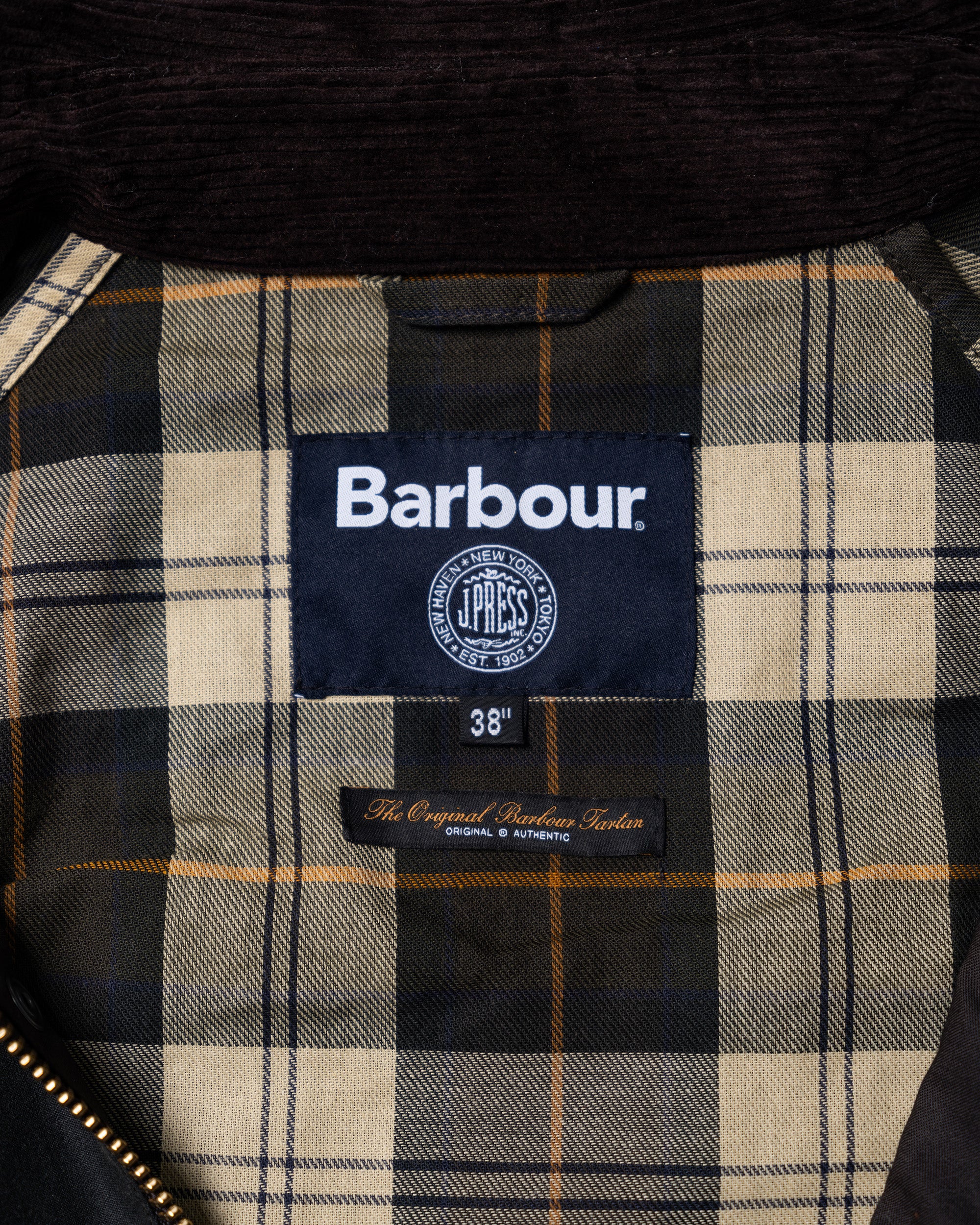 ジャケット・アウター BARBOUR OS BURGHLEY SAGE WAX 38 Barbour Beaufort® Wax Jacket - Navy | Men's Jackets - J. Press
