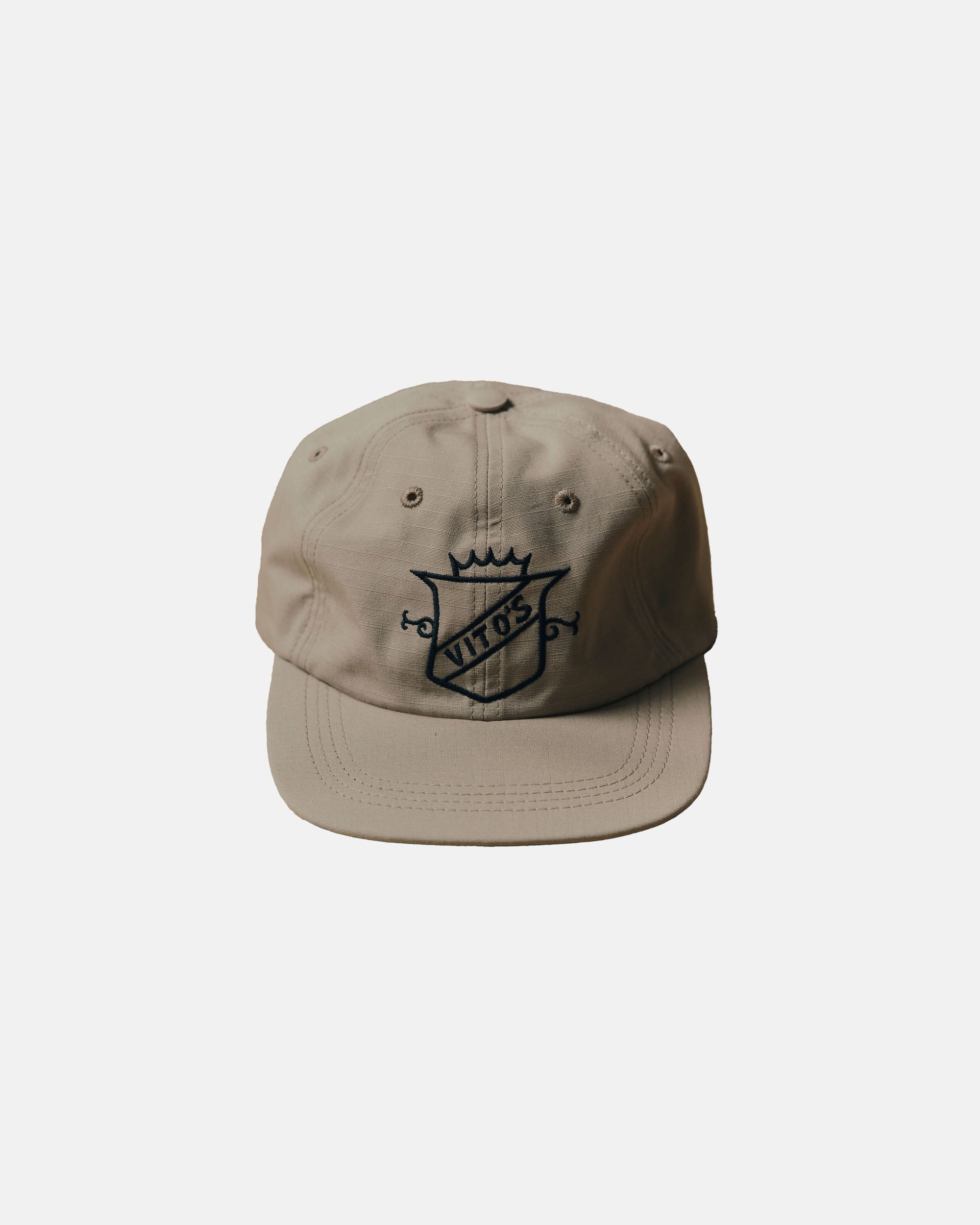 Vito's Beige Crest Cap