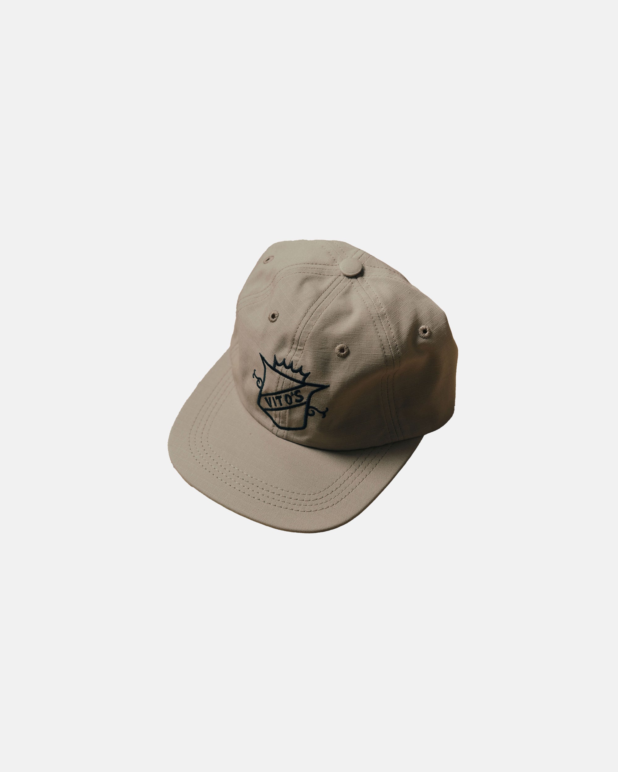 Vito's Beige Crest Cap