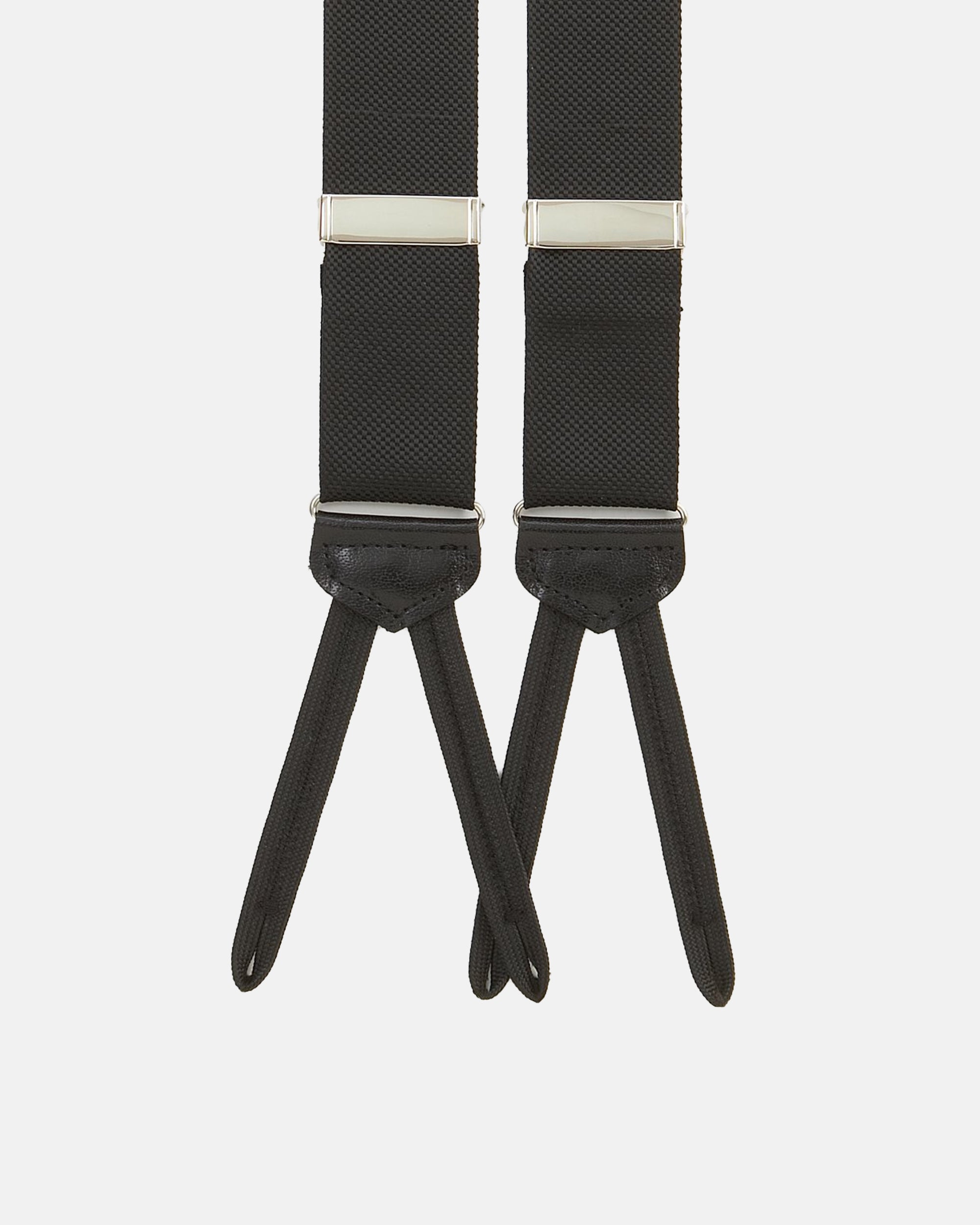 Made-in-England Black Formal Braces