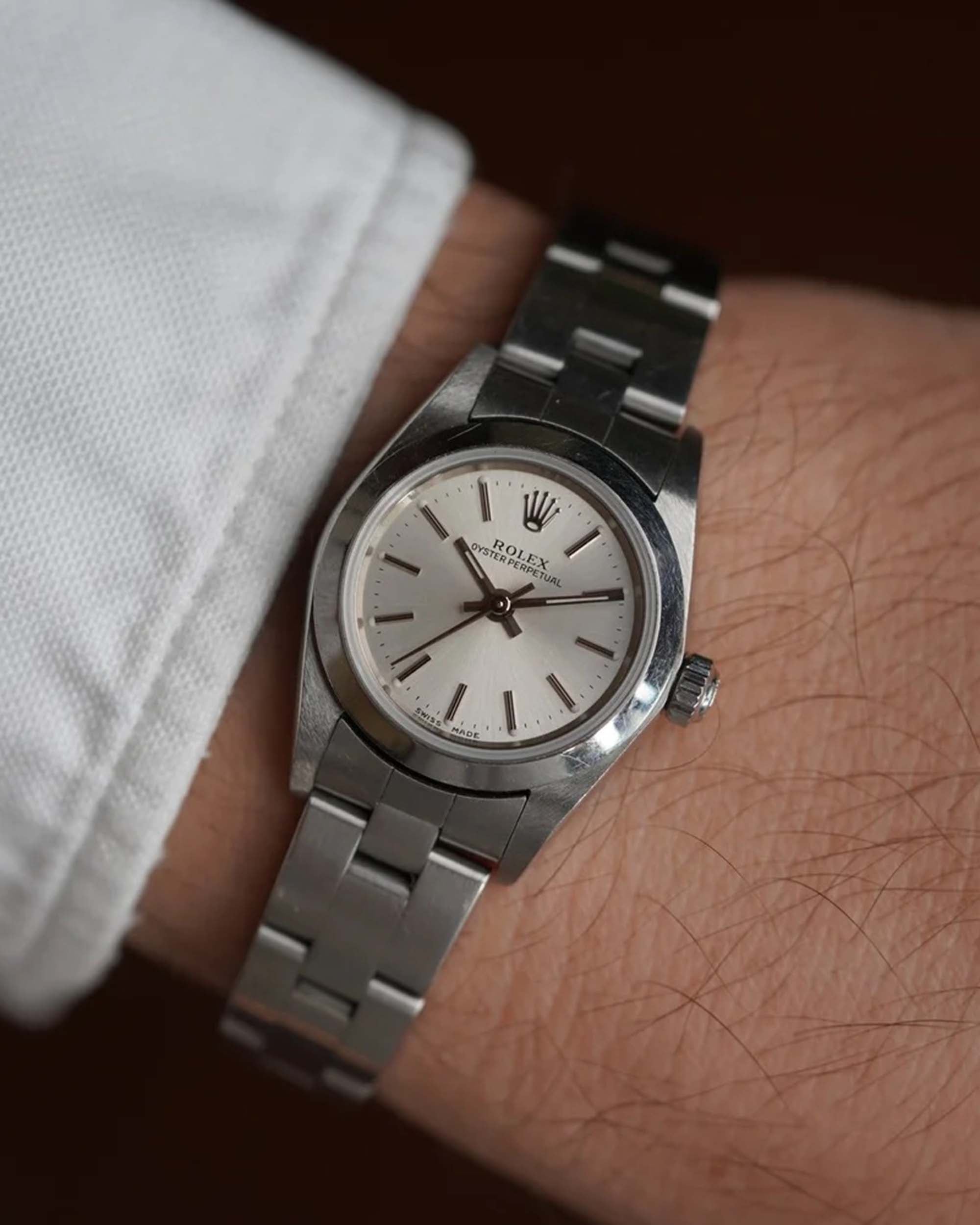 Rolex Ladies Oyster Perpetual Reference 76080 Unpolished