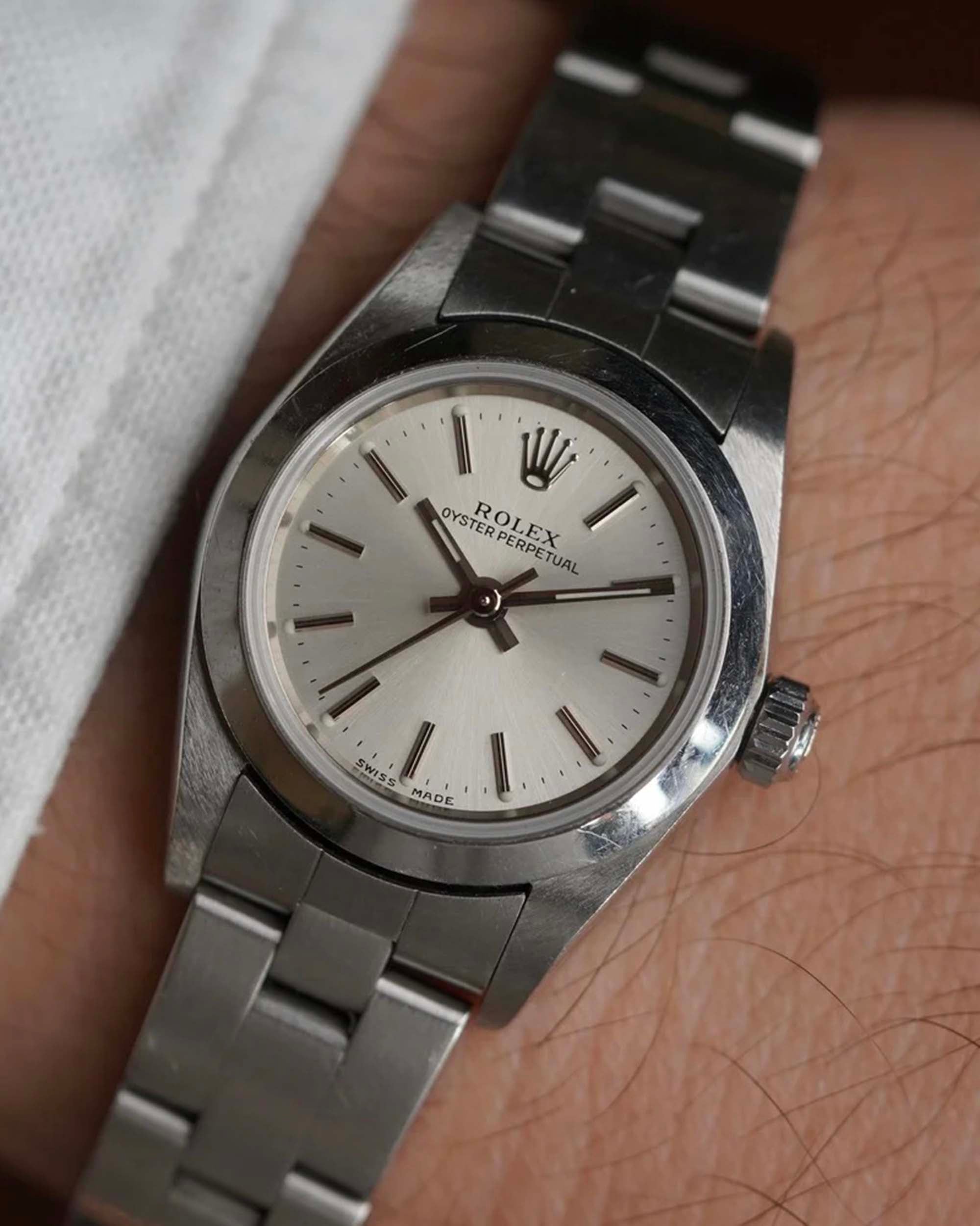 Rolex Ladies Oyster Perpetual Reference 76080 Unpolished