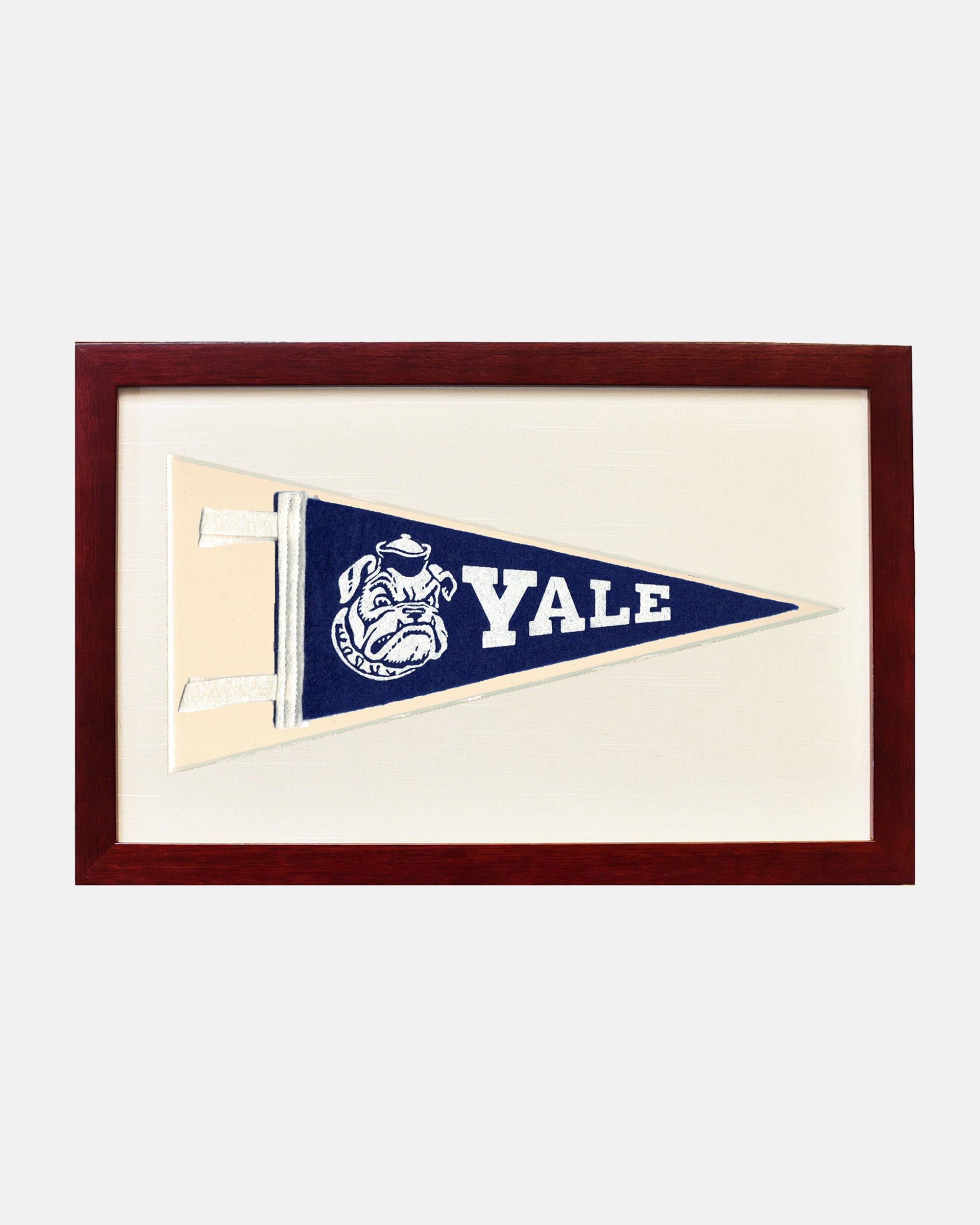 Yale Framed Vintage Pennant