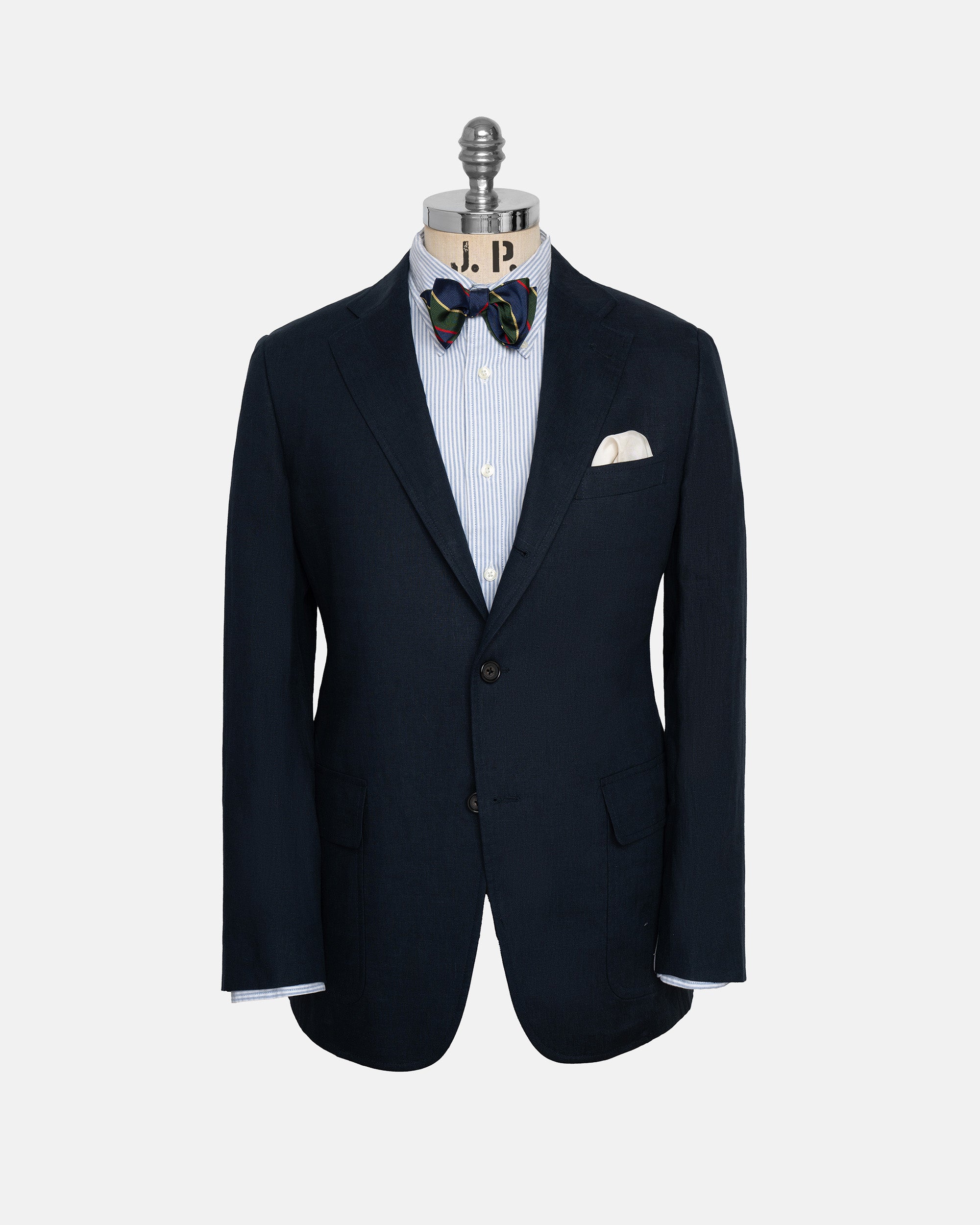 Made-in-USA Navy Linen Sport Coat
