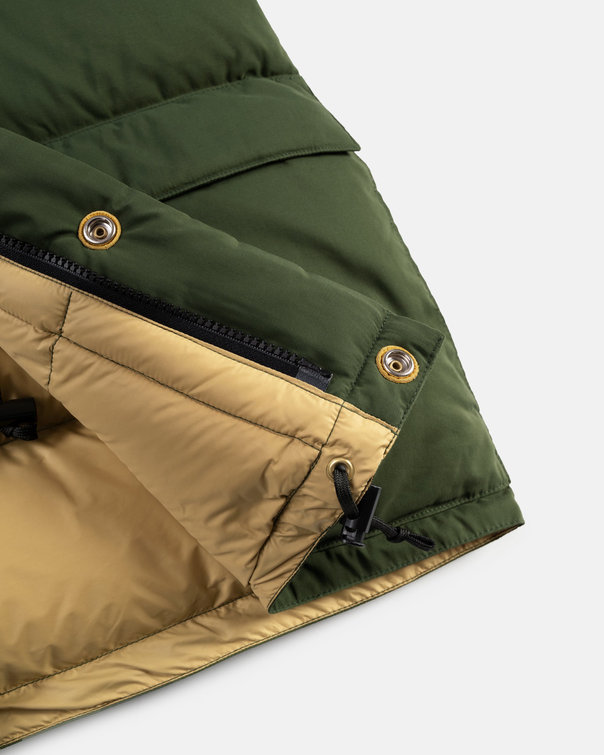 Made-in-USA Olive Crescent Down Works Classico Parka