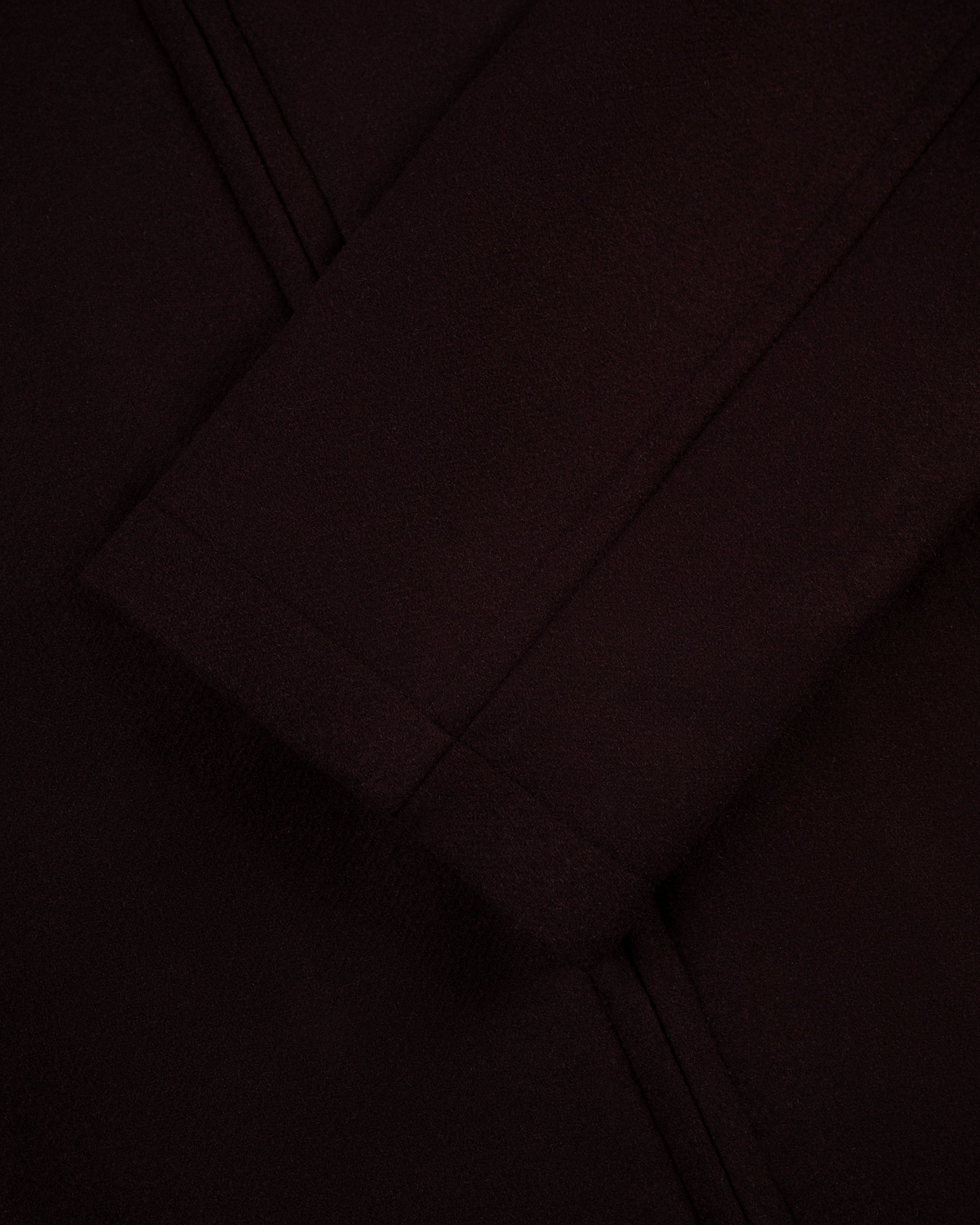 Burgundy Melton Wool Zermatt Jacket