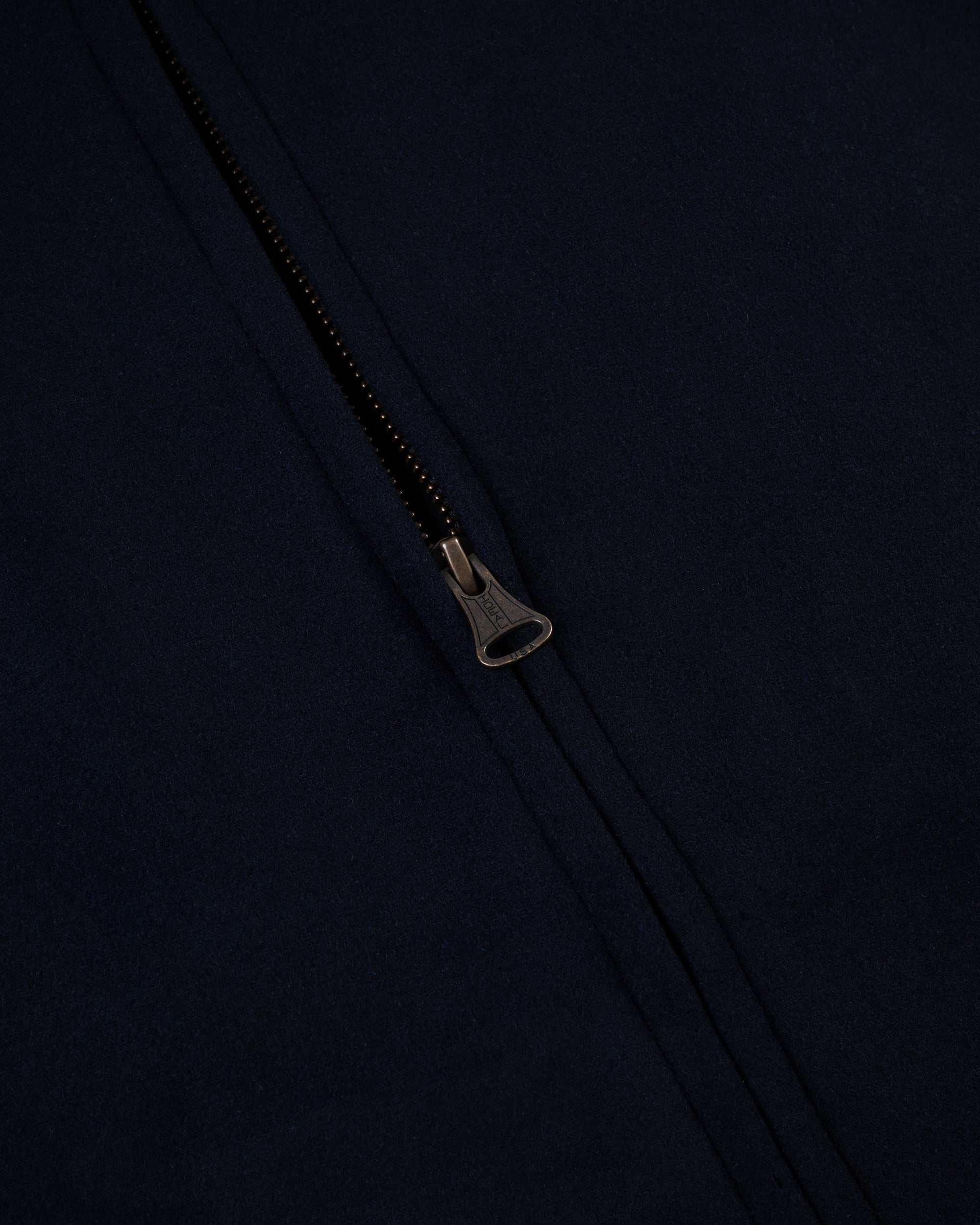 Navy Melton Wool Zermatt Jacket