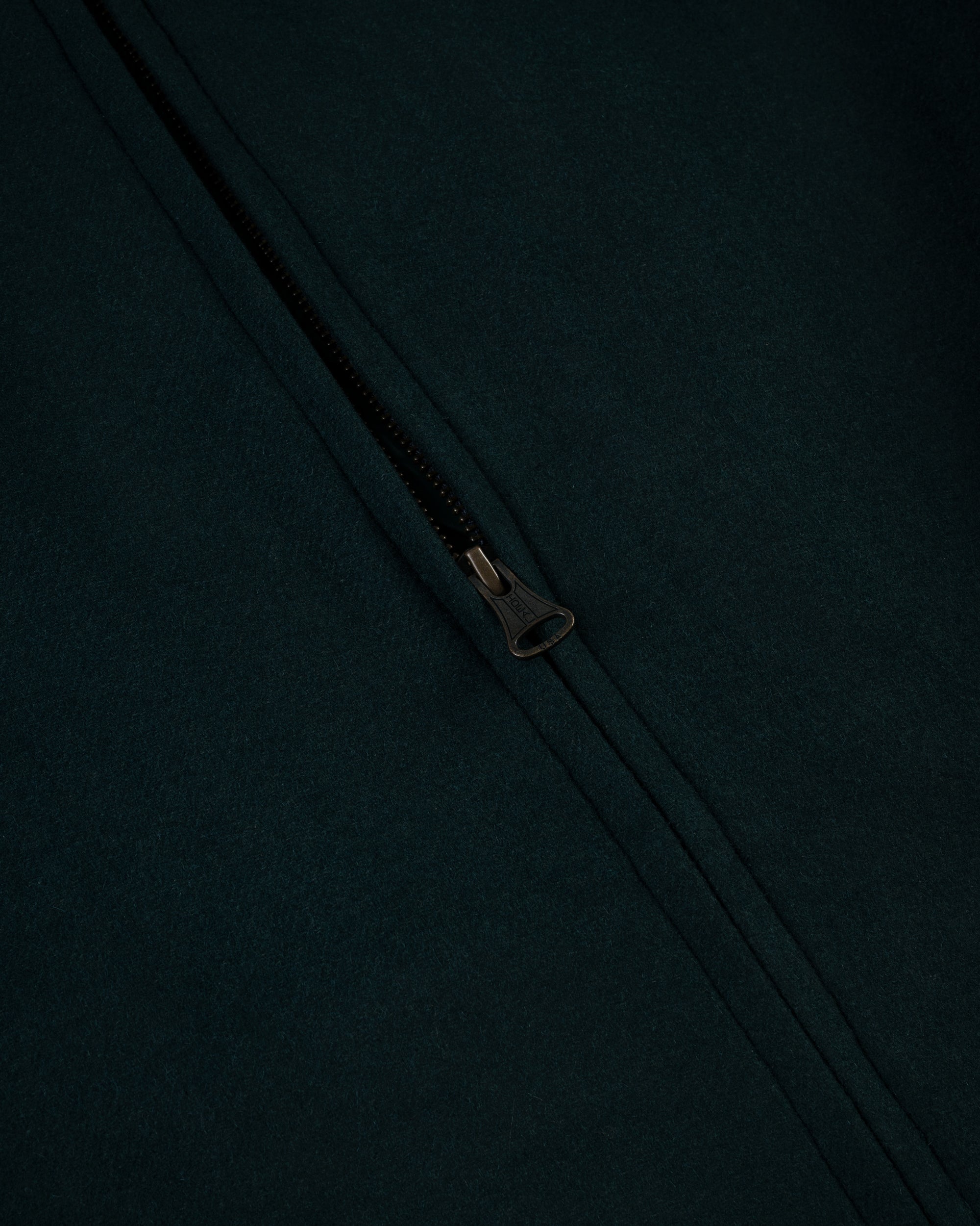 Bottle Green Melton Wool Zermatt Jacket