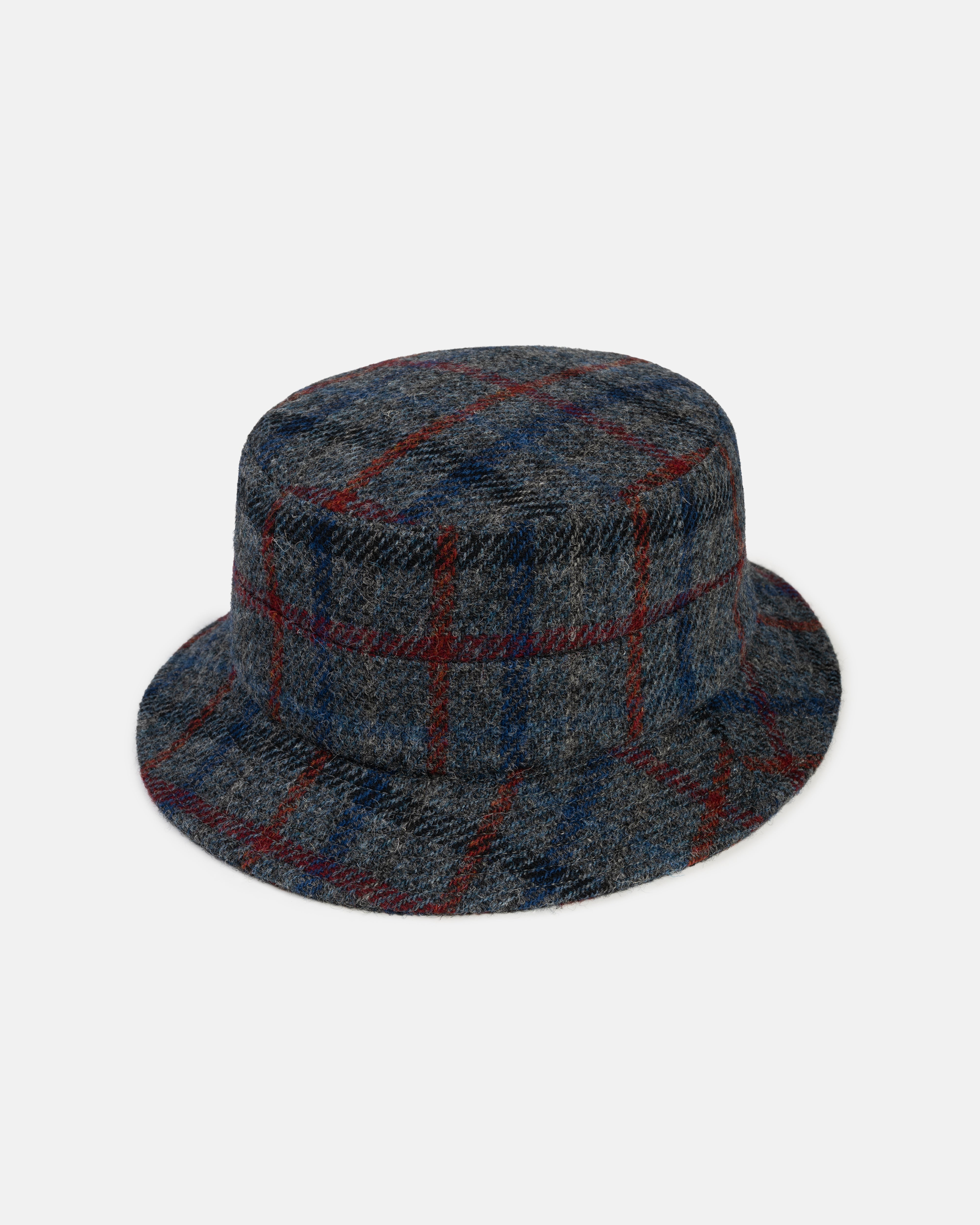 Grey Barleycorn Harris Tweed Bucket Hat | Men's Hats | J. Press