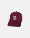 Made-in-USA Burgundy J. Press Seal Dad Hat