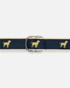 Made-in-USA Retrievers Motif D Ring Belt