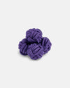 Purple Monkey's Fist Silk Knot Cufflinks