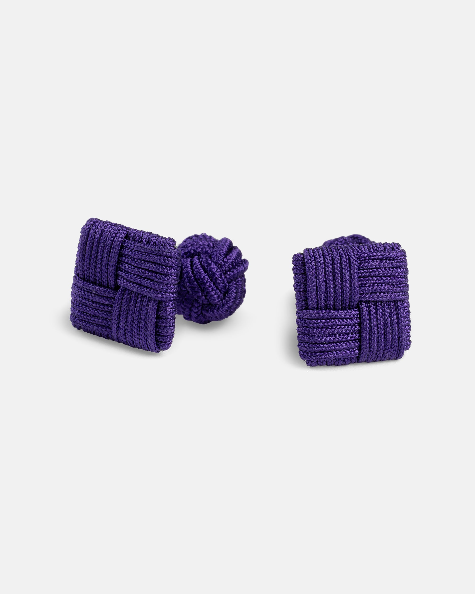 Purple Combo Knot Cufflinks