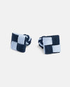 Navy & Sky Combo Knot Cufflinks