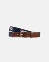 Made-in-USA Soccer Motif Belt