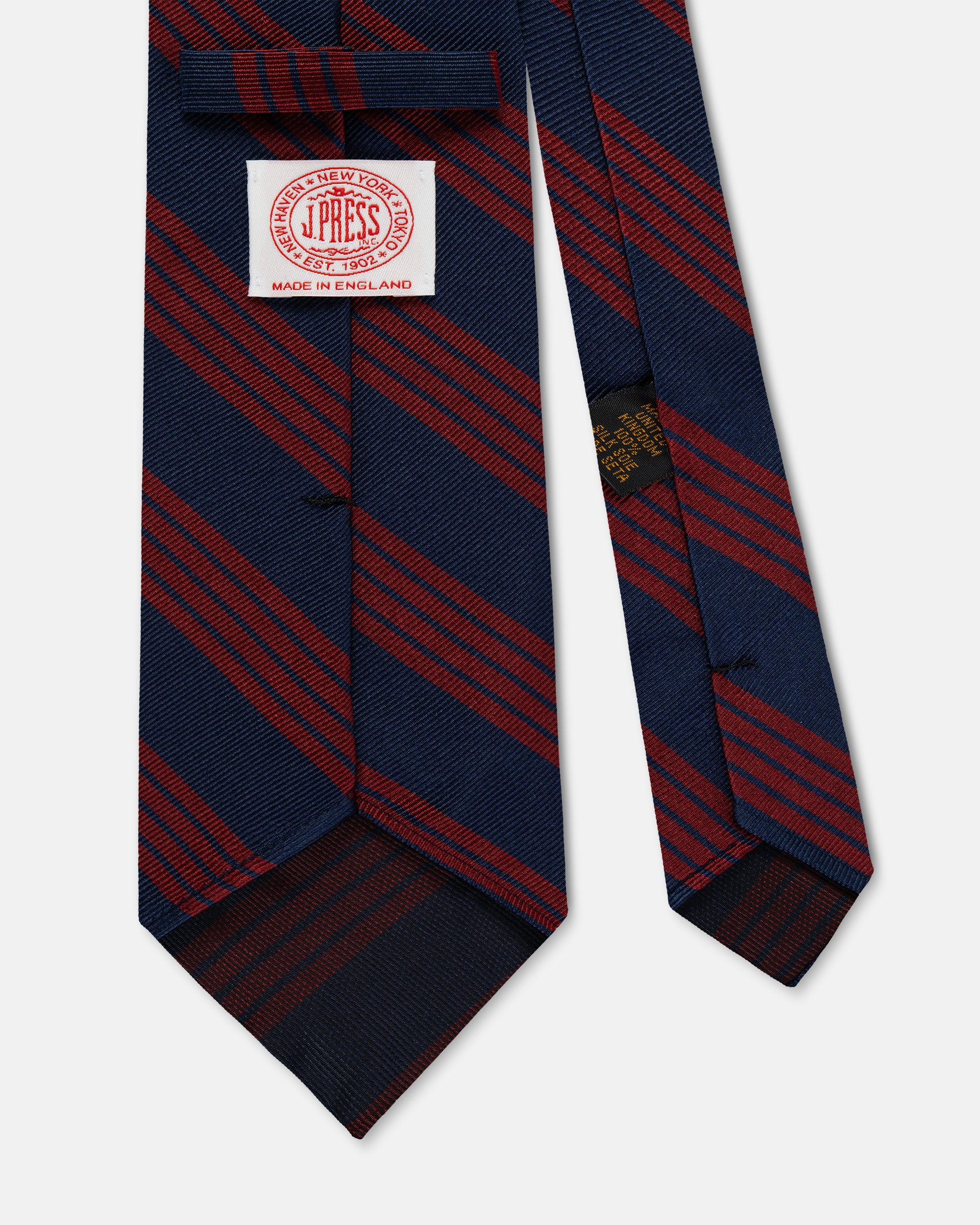 Made-in UK 4th City of London Battalion Silk Repp Tie