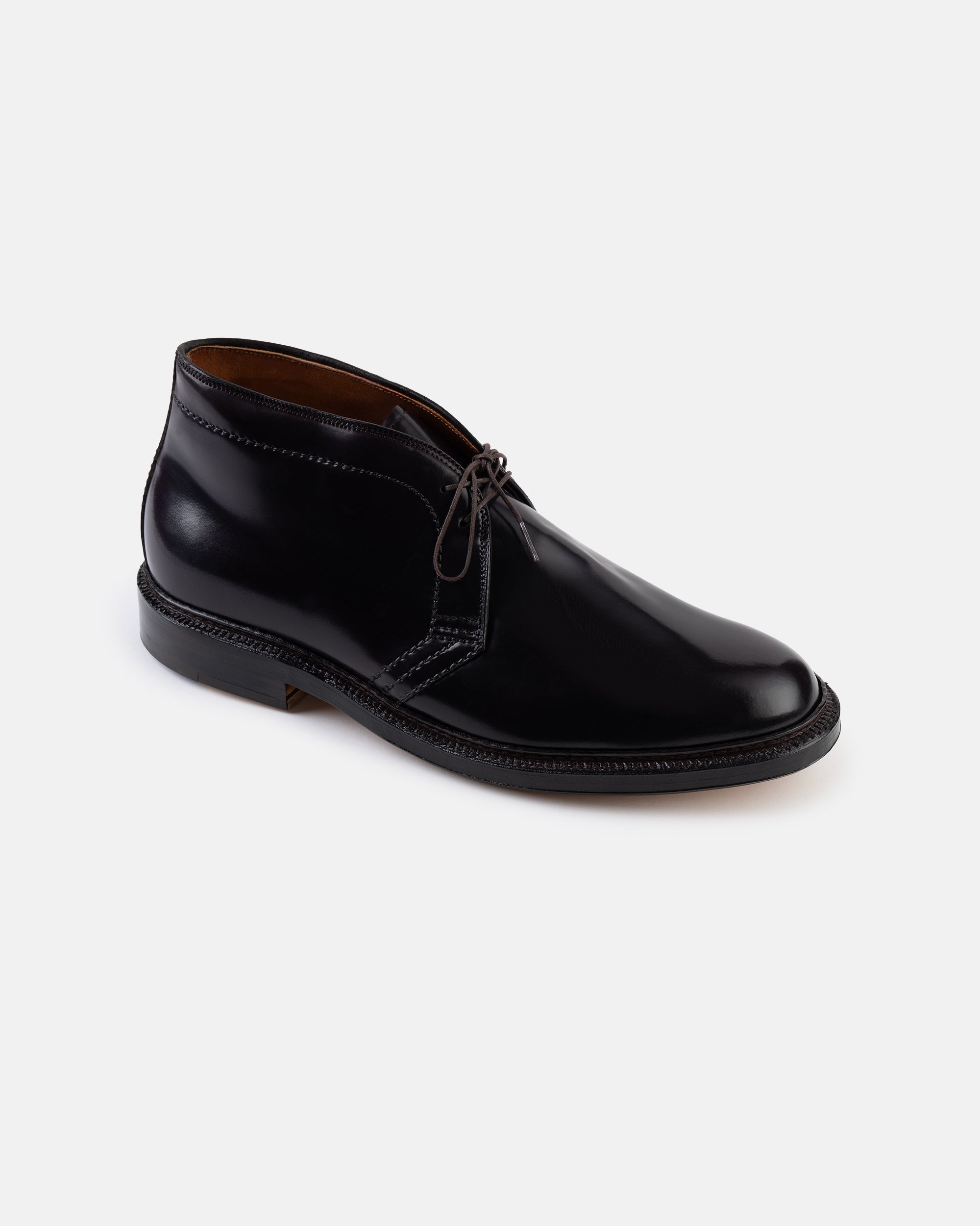 Made-in-USA Burgundy no. 8 Shell Cordovan Chukka Boot