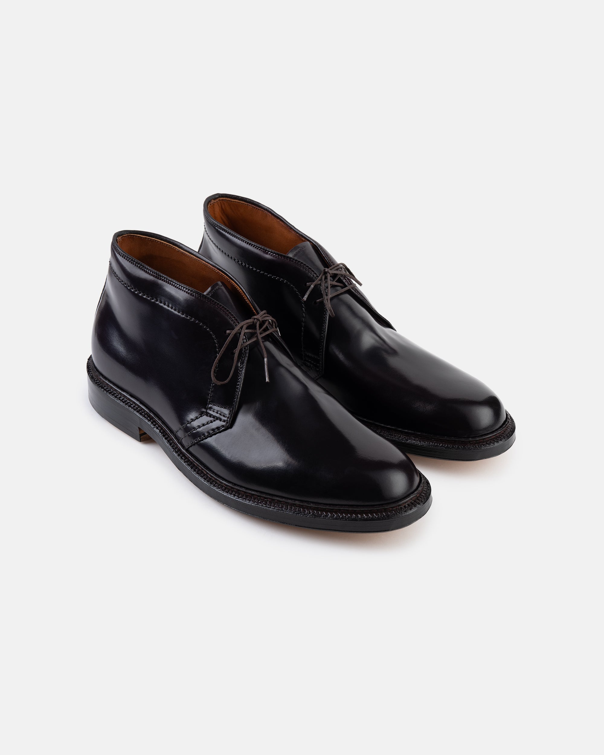 Made-in-USA Burgundy no. 8 Shell Cordovan Chukka Boot