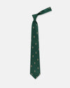 Made-in-UK Dark Green Owl Club Tie
