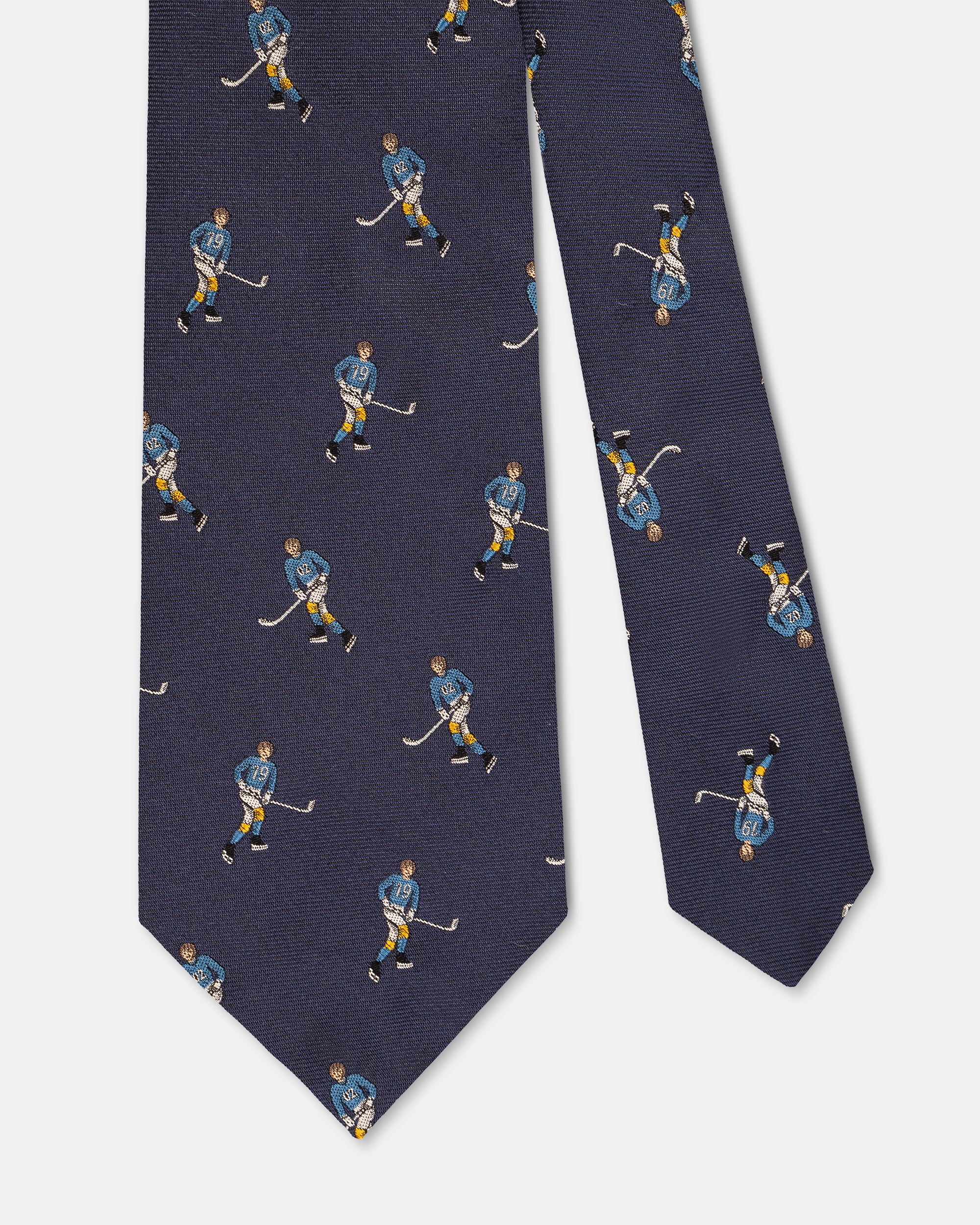 Made-in-UK Navy Ice Hockey Club Tie