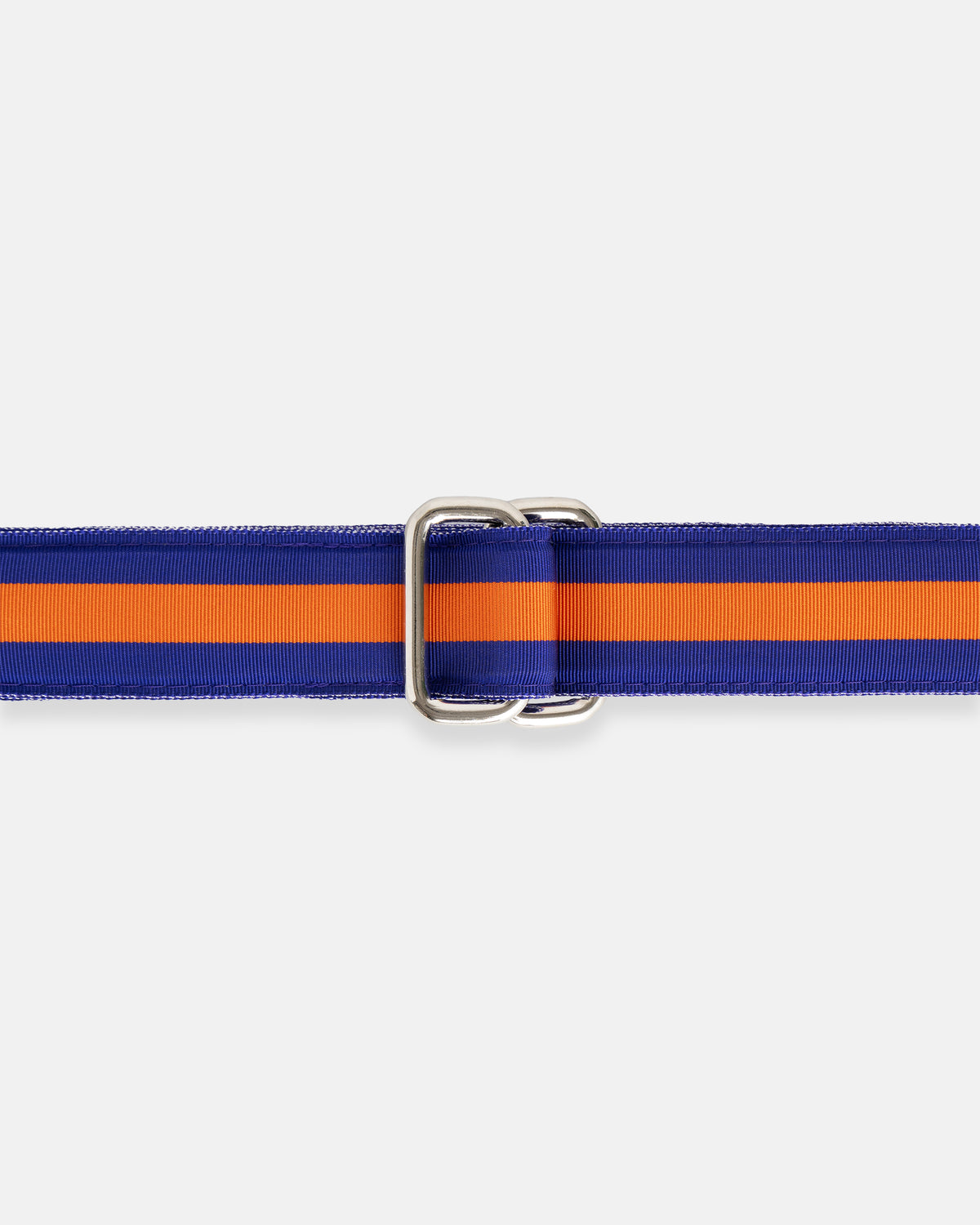 Made-in-USA Purple & Orange Grosgrain Ribbon Belt