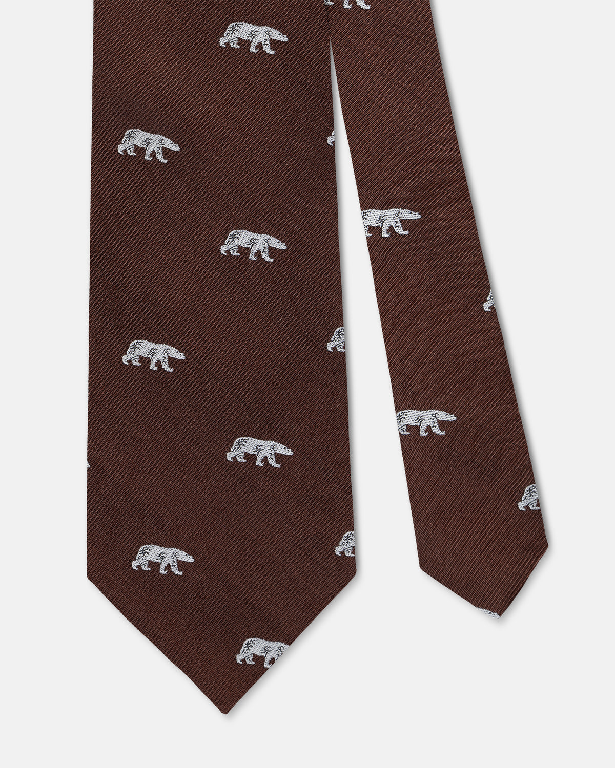 Made-in-USA Brown Bear Club Tie