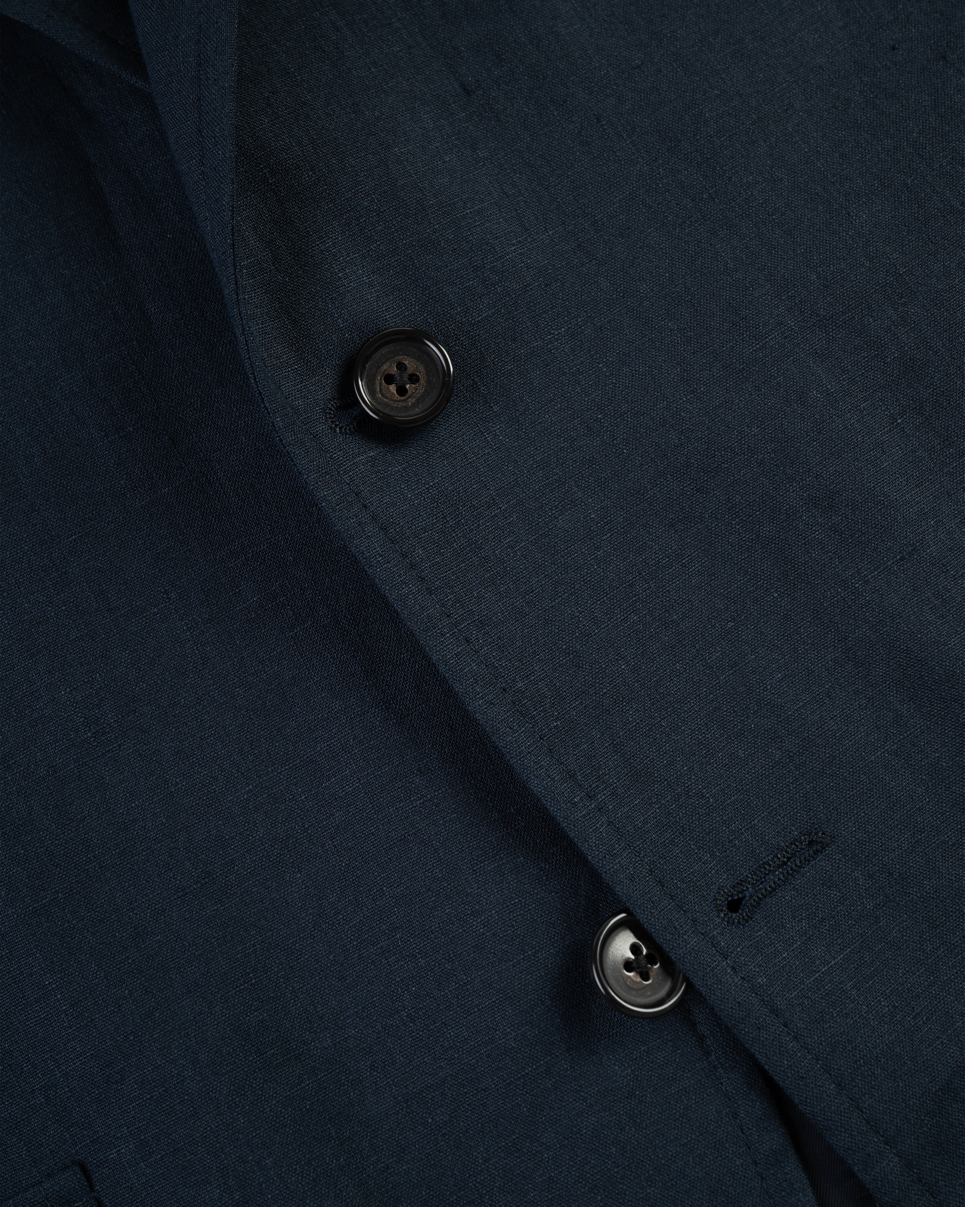 Made-in-USA Navy Linen Sport Coat