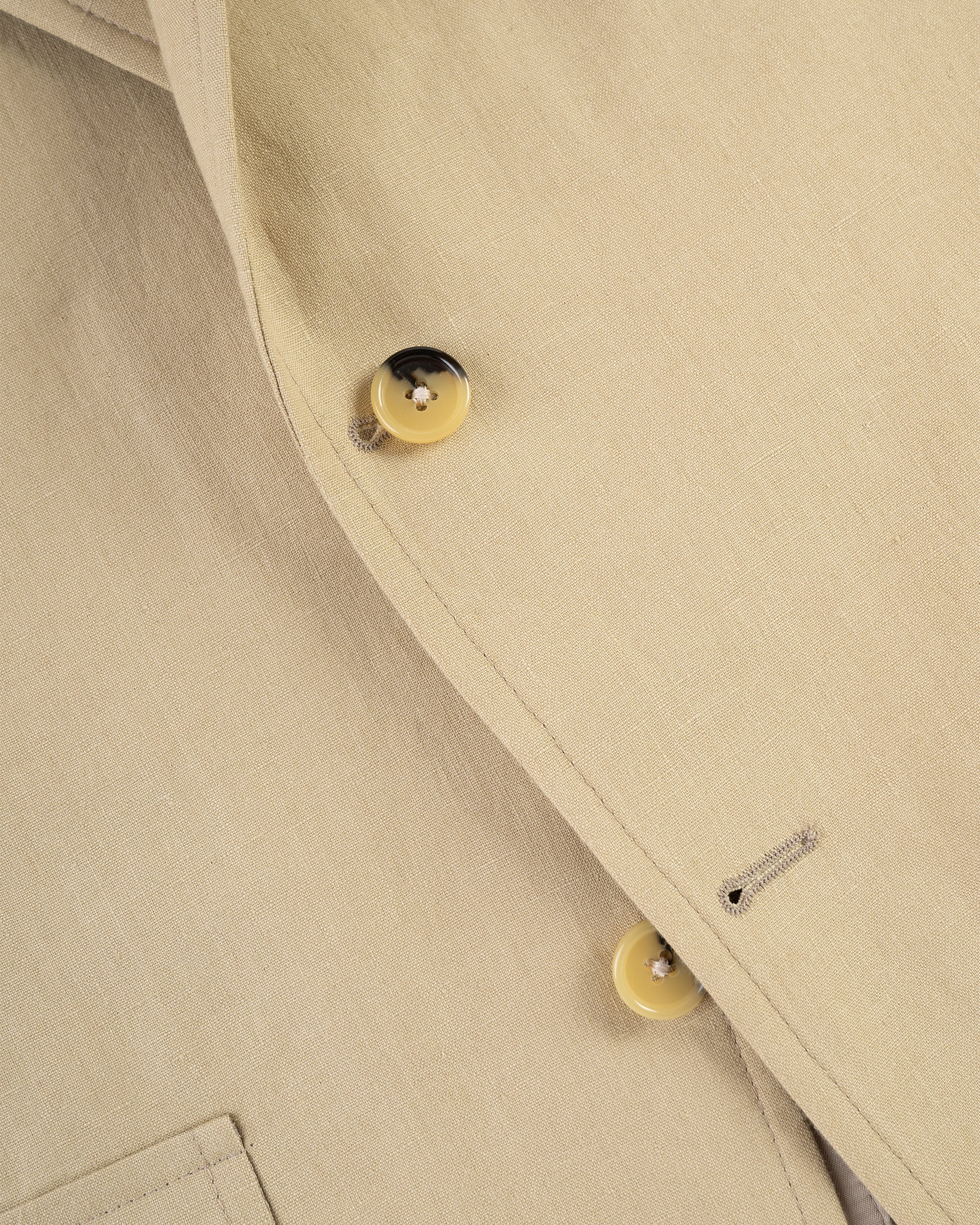 Made-in-USA Tan Linen Sport Coat - Custom Make