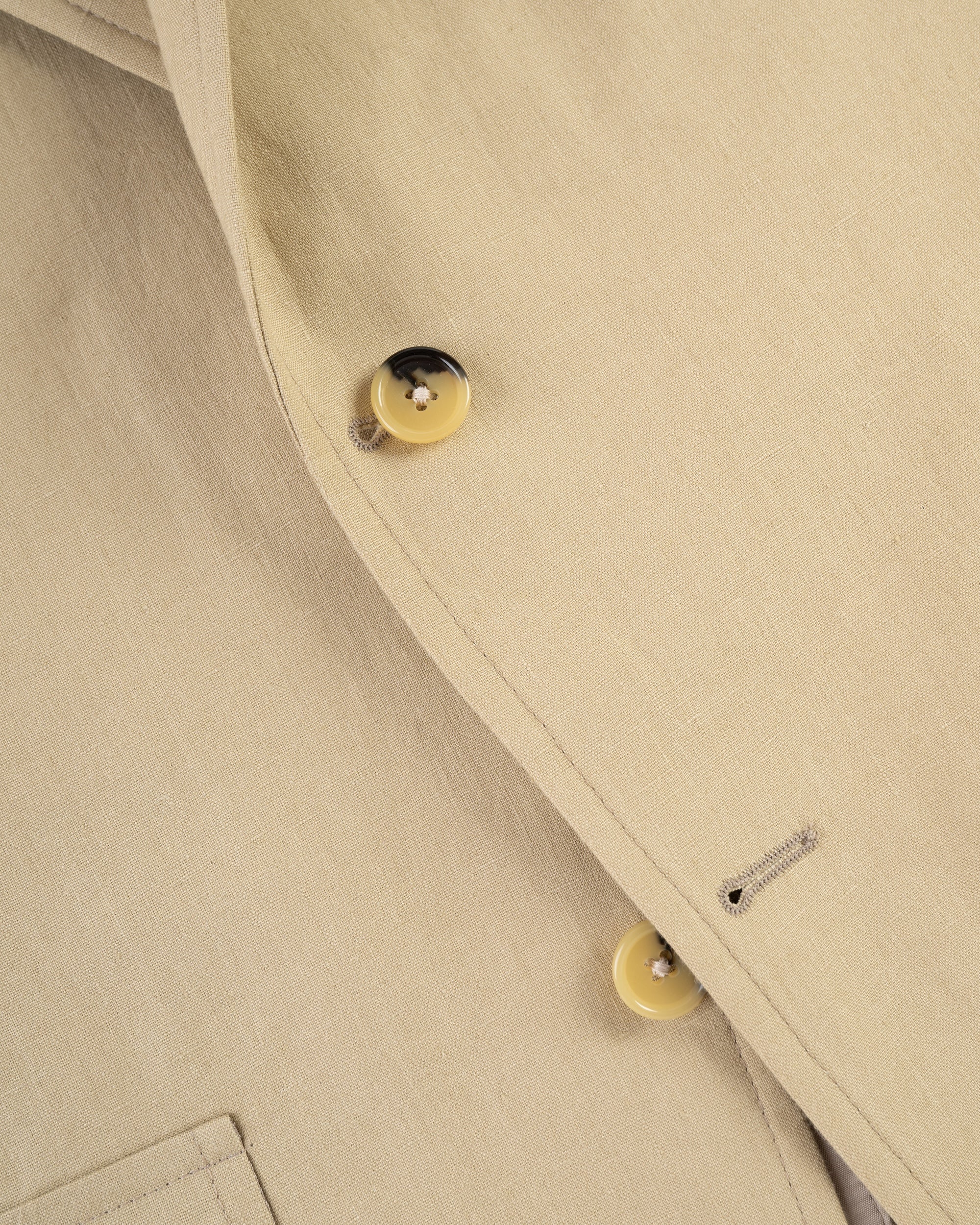 Made-in-USA Tan Linen Sport Coat