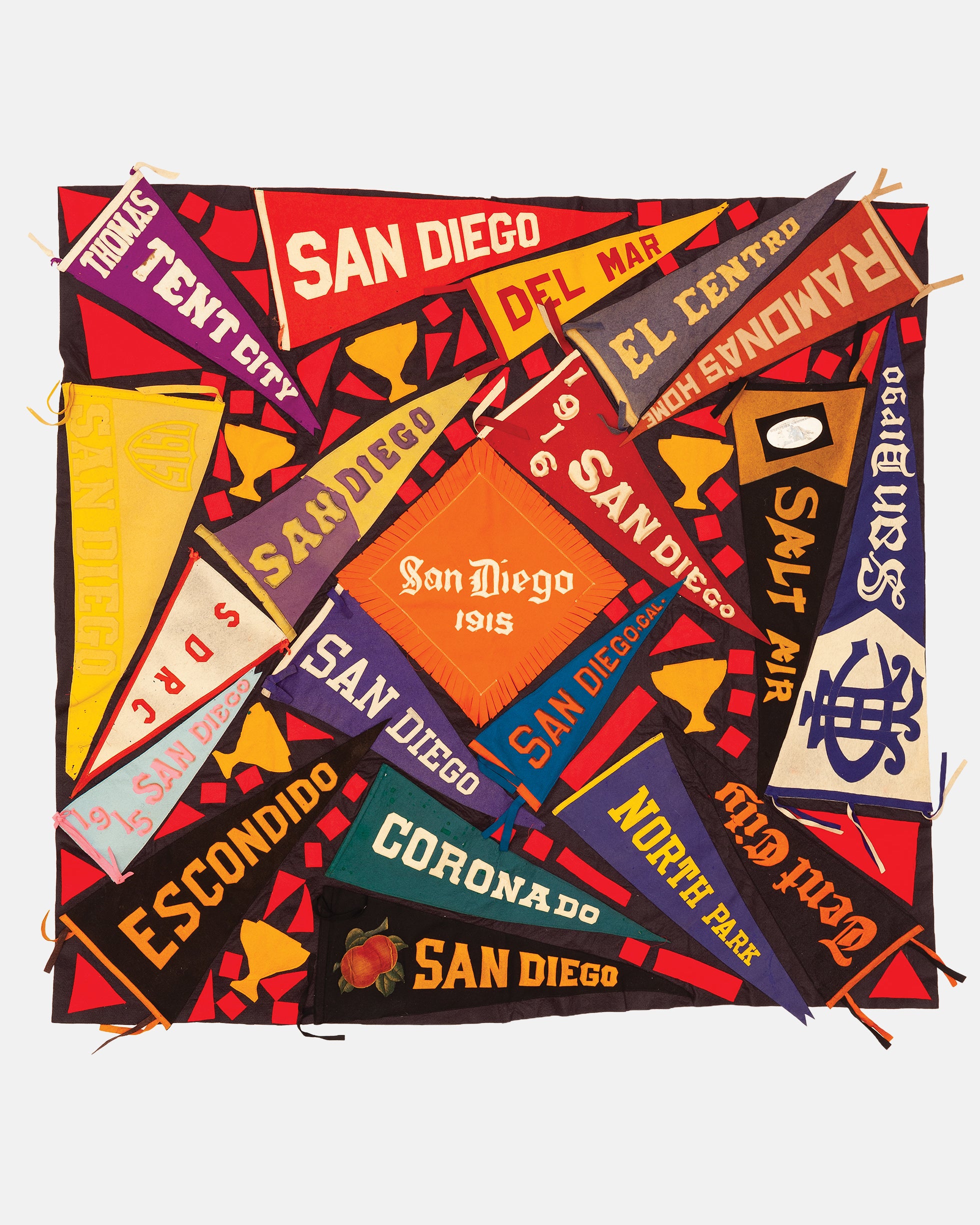 Vintage Pennant Quilt - Town and Country #27