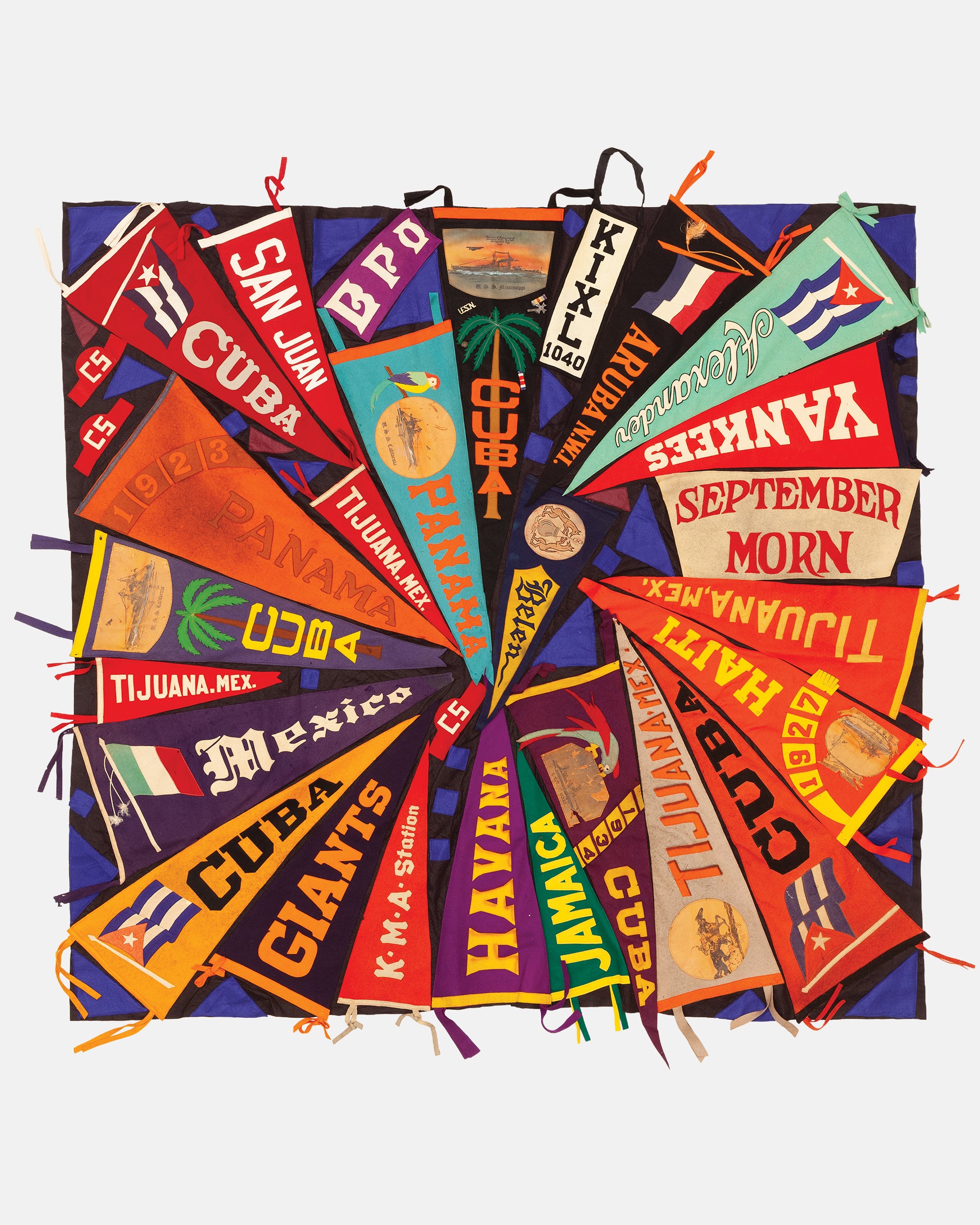 Vintage Pennant Quilt - Town and Country #36