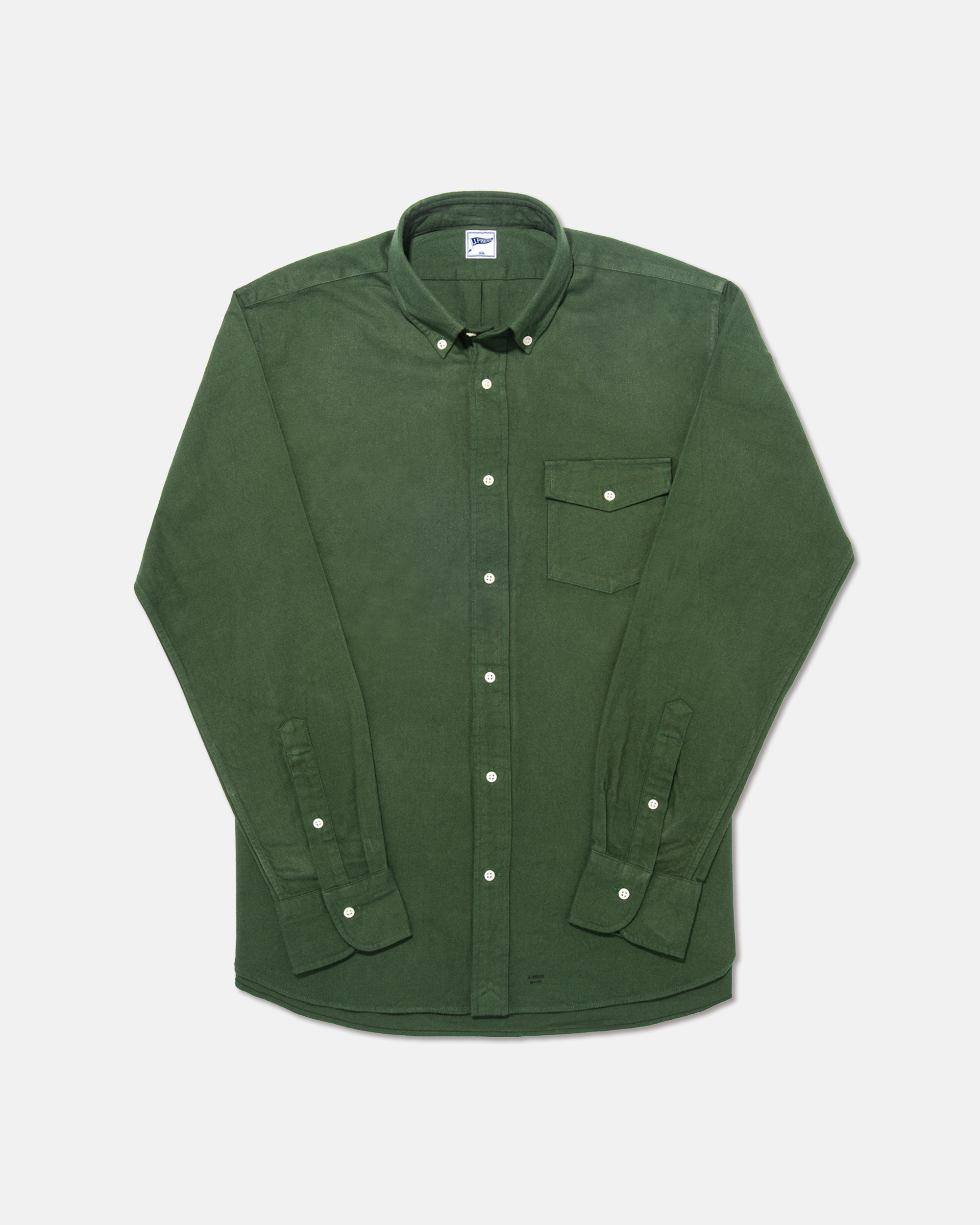 GREEN CHAMOIS SHIRT
