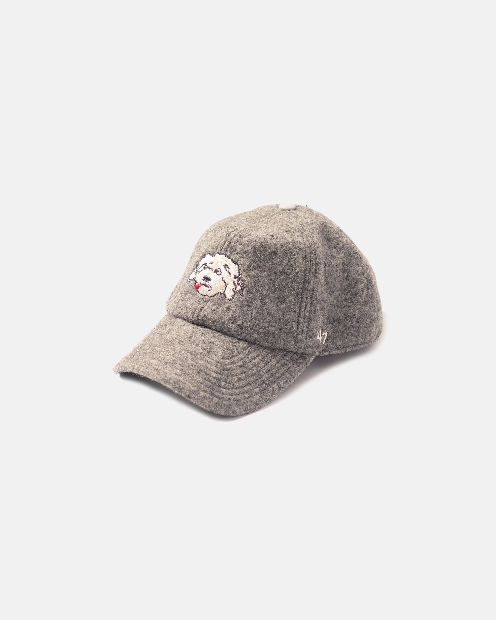 Grey Shaggy Dog Baseball Cap