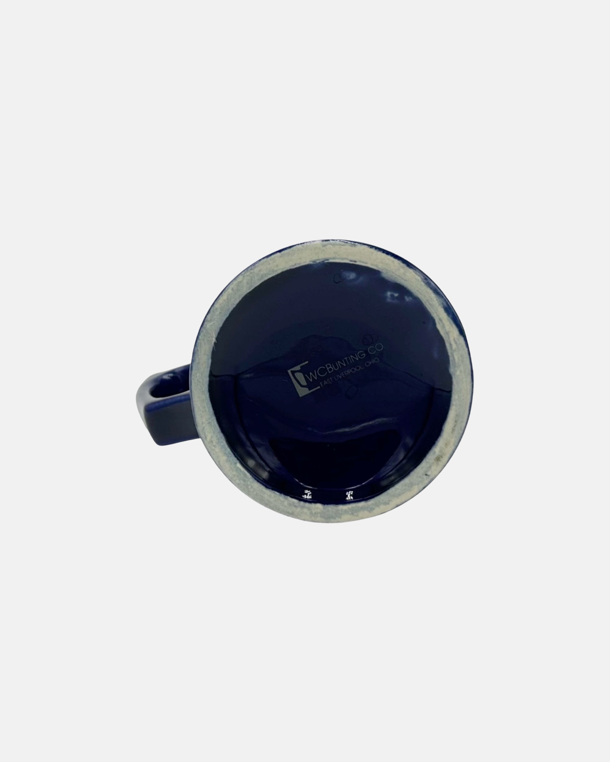 Vintage Georgetown University Cobalt Blue Ceramic Mug