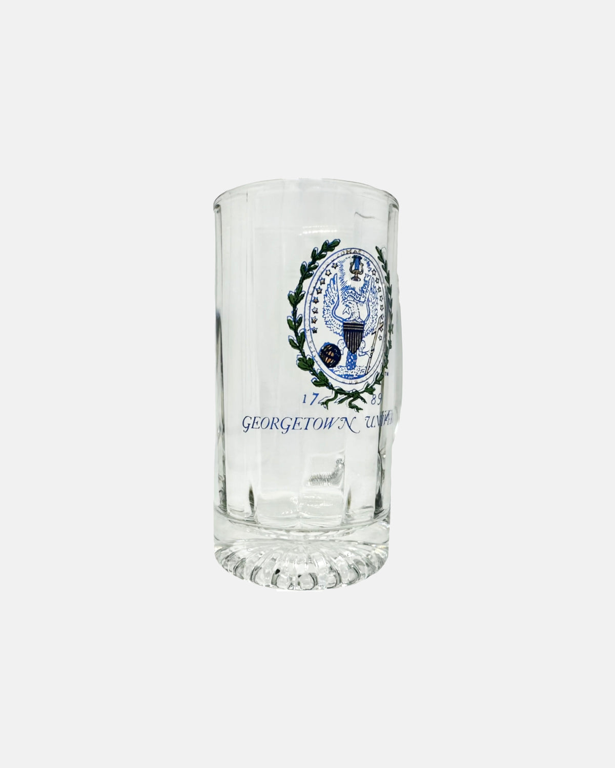 Vintage Georgetown University Glass Mug Stein