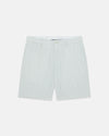 Light Green Cotton Seersucker Shorts