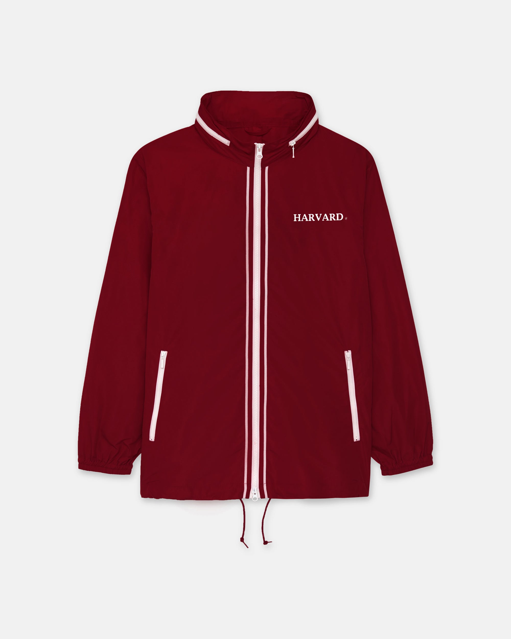 Harvard Windbreaker - Burgundy | Pennant Label - J. Press