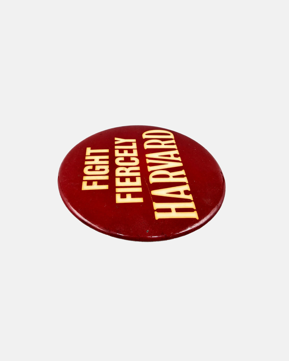 Vintage Harvard University Fight Fiercely Metal Button Pin