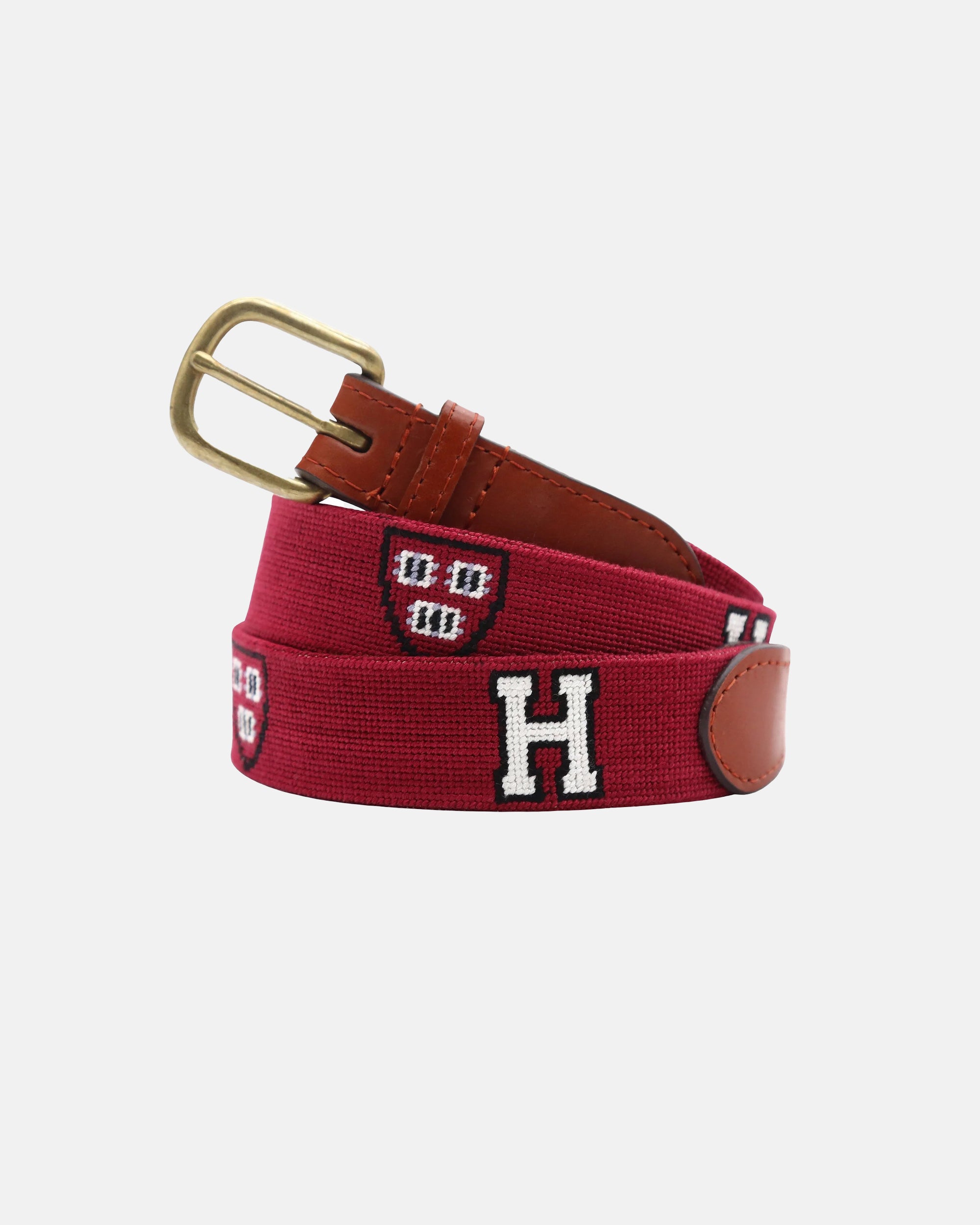 Harvard University Needlepoint Belt