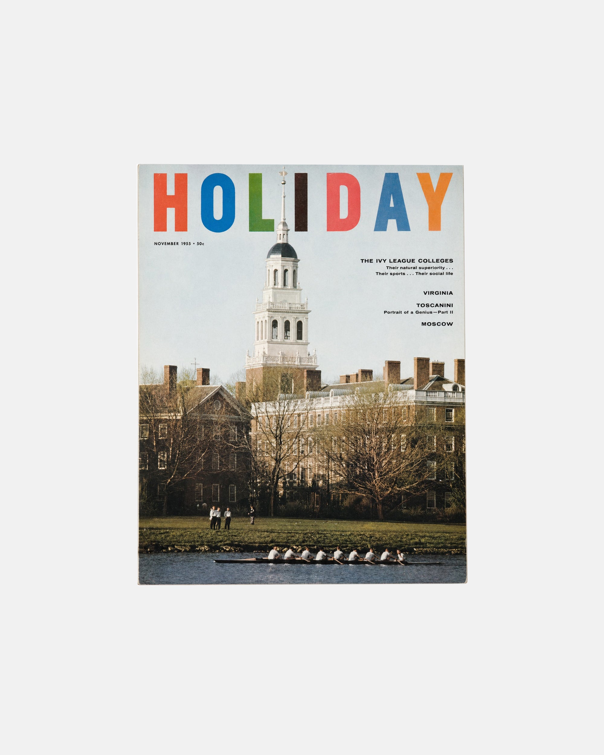 Holiday Magazine The Ivy League Colleges November 1955 Vol. 18 No. 5