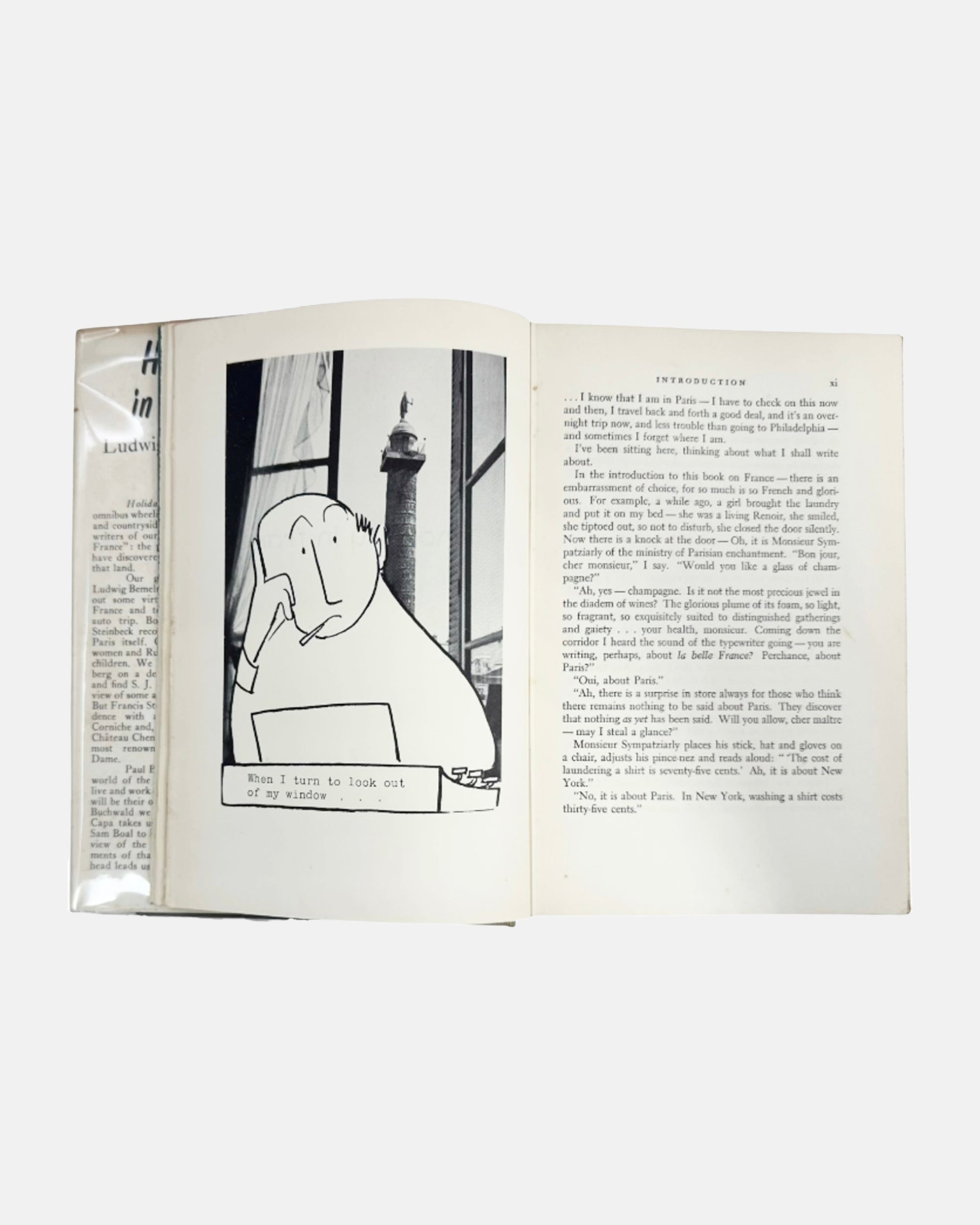 Holiday in France by Ludwig Bemelmans 1957 First Edition with Dust Jacket