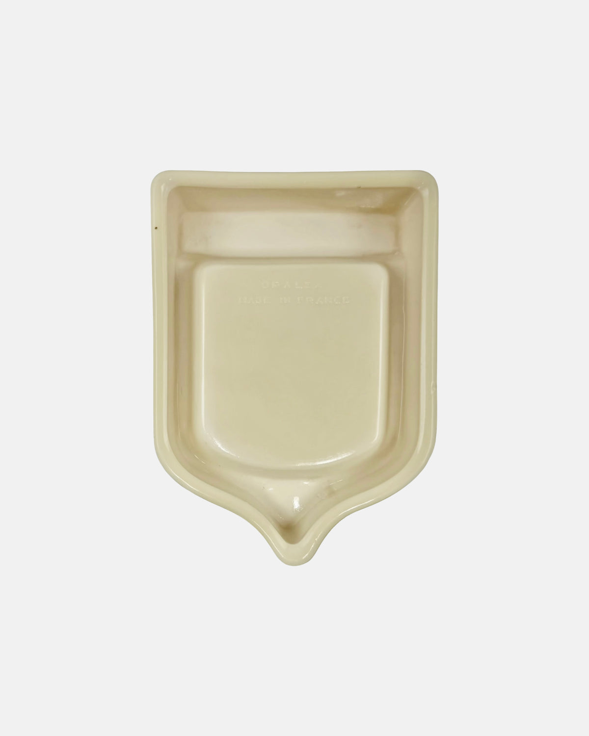 Vintage Hotel de Crillon Paris Opalex Milk Glass Ashtray Catchall Dish France